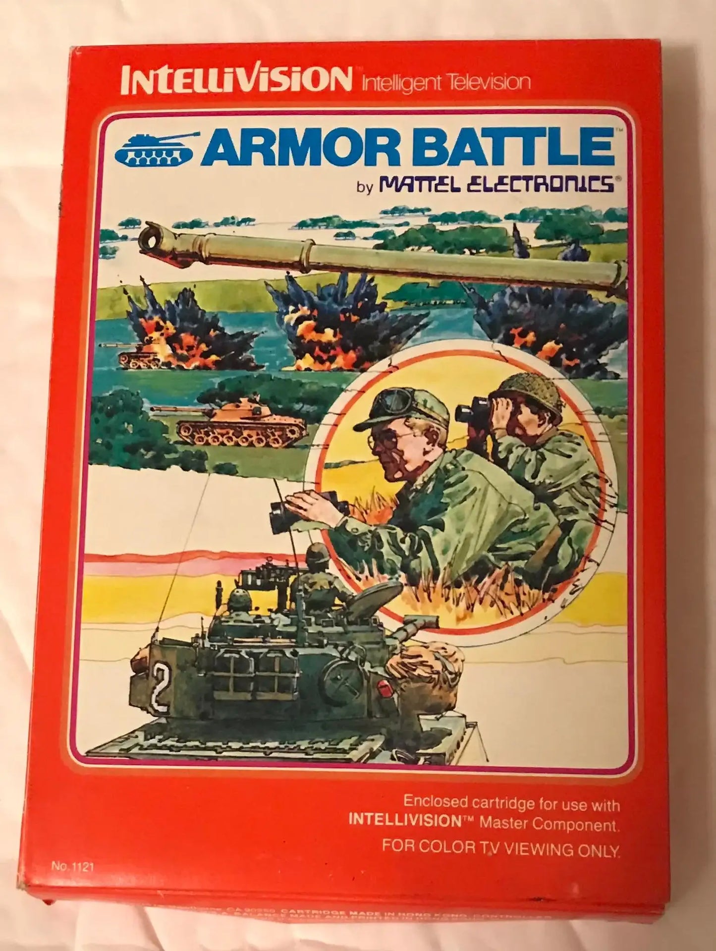 Intellivision game, armour battle Magretro