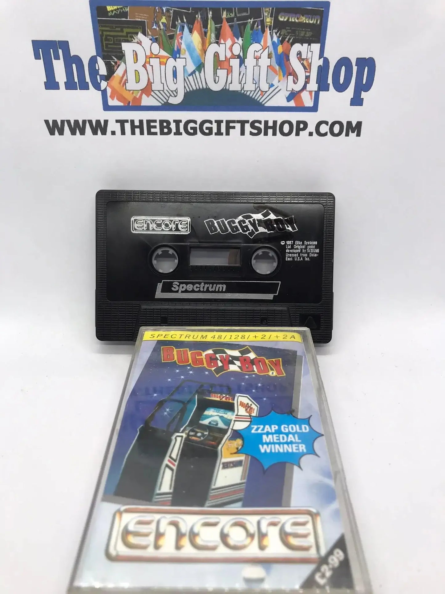 Buggy Boy (Encore) (Tested Working), ZX Spectrum, Released by Encore Magretro