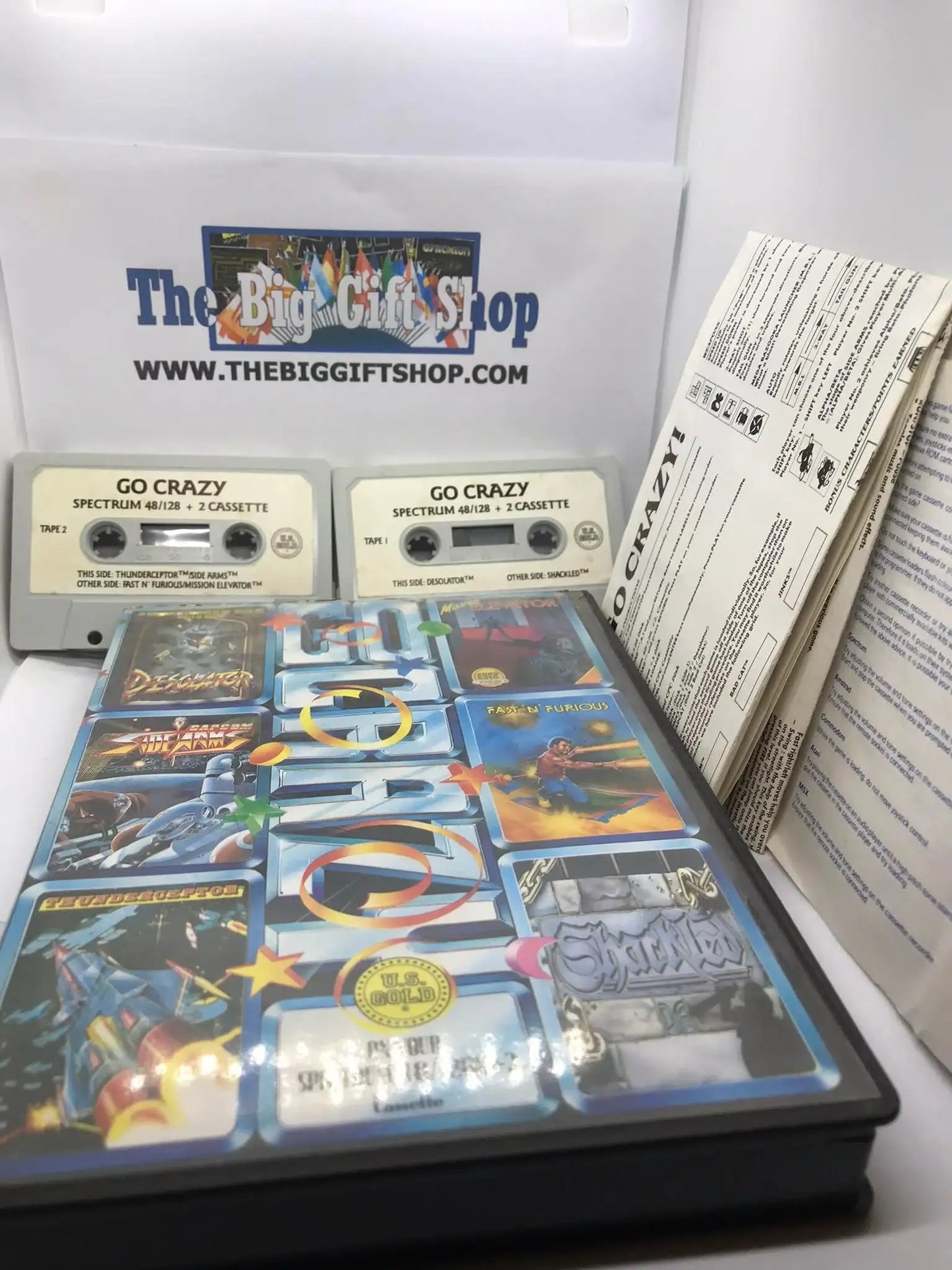 Go Crazy Compilation, ZX Spectrum by US Gold Magretro