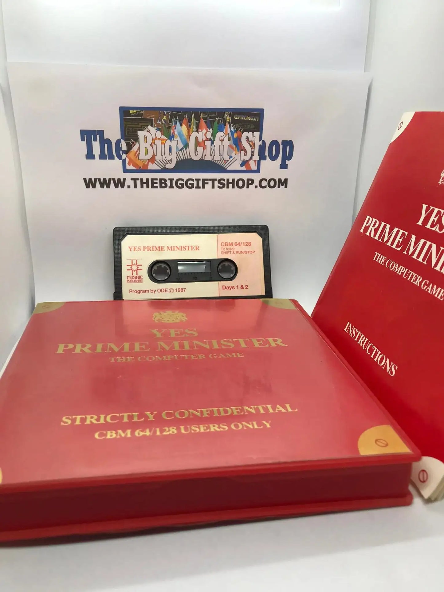 Yes Prime Minister, C64, Released by Mosaic Publishing (RARE) Magretro