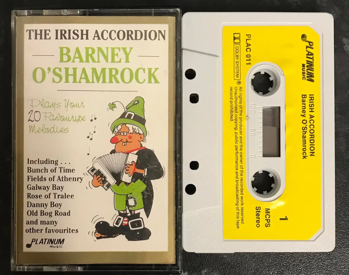 Barney O'Shamrock, The Irish Accordion Album, Platinum Music, PLAC 011 Magretro