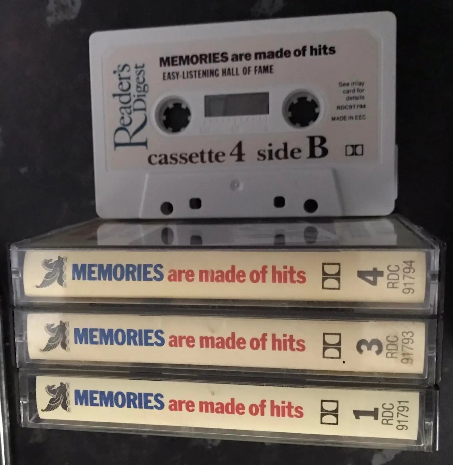 Memories are Made of Hits, Tapes 1, 3 and 4, RDC 91791, Vintage Cassette Magretro