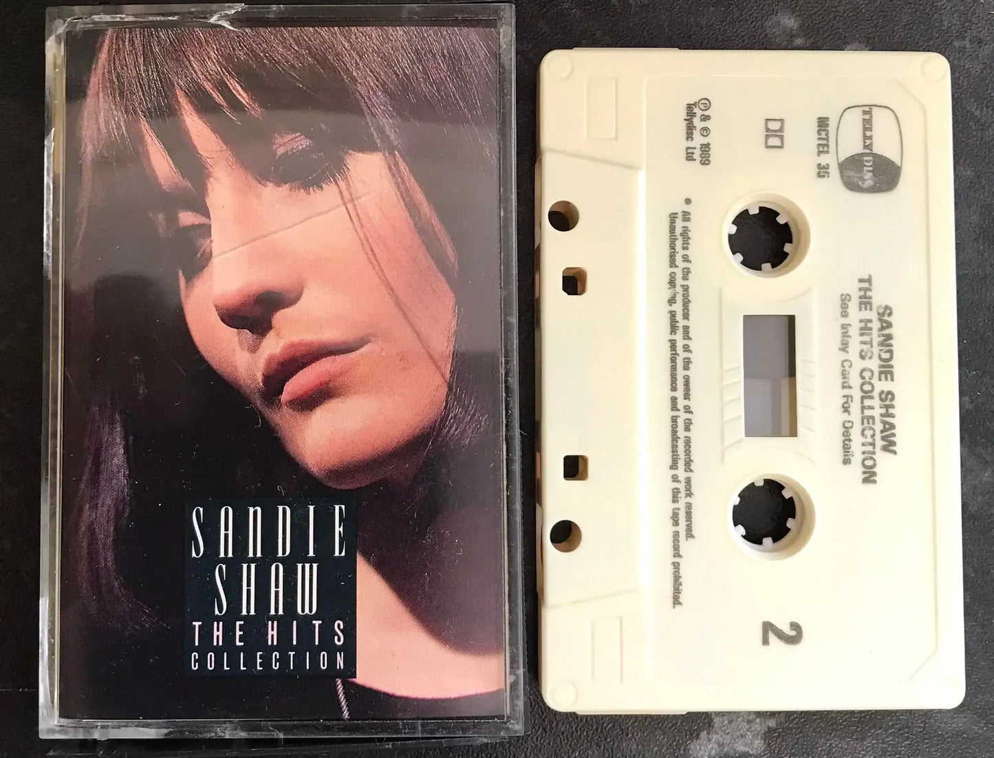 Sandie Shaw, The Hits Collection Album, Tellydisc, McTEL 35, Vintage Cassette Magretro