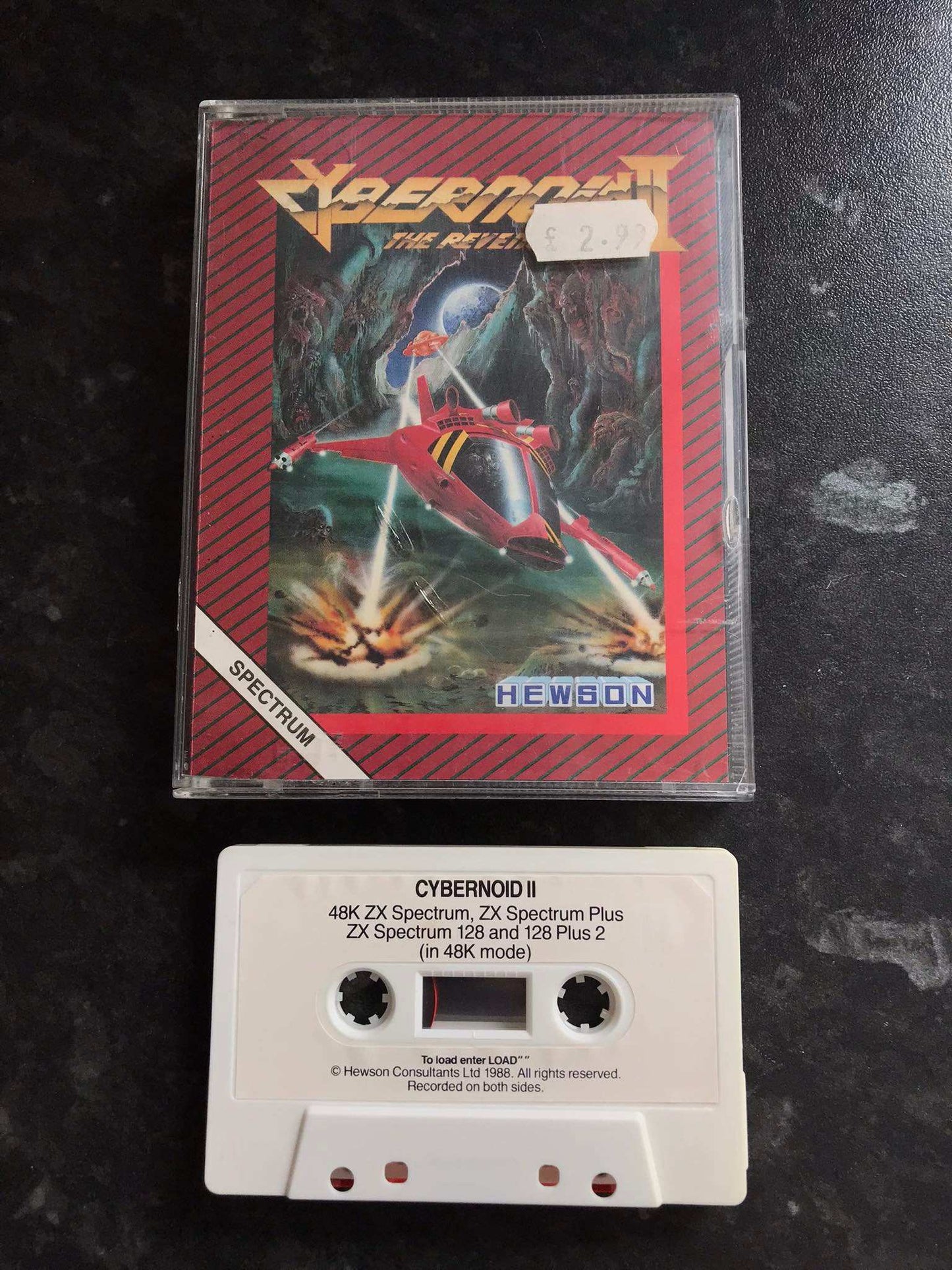 Cybernoid II, The Revenge, (Working), ZX Spectrum, by Hewson Magretro