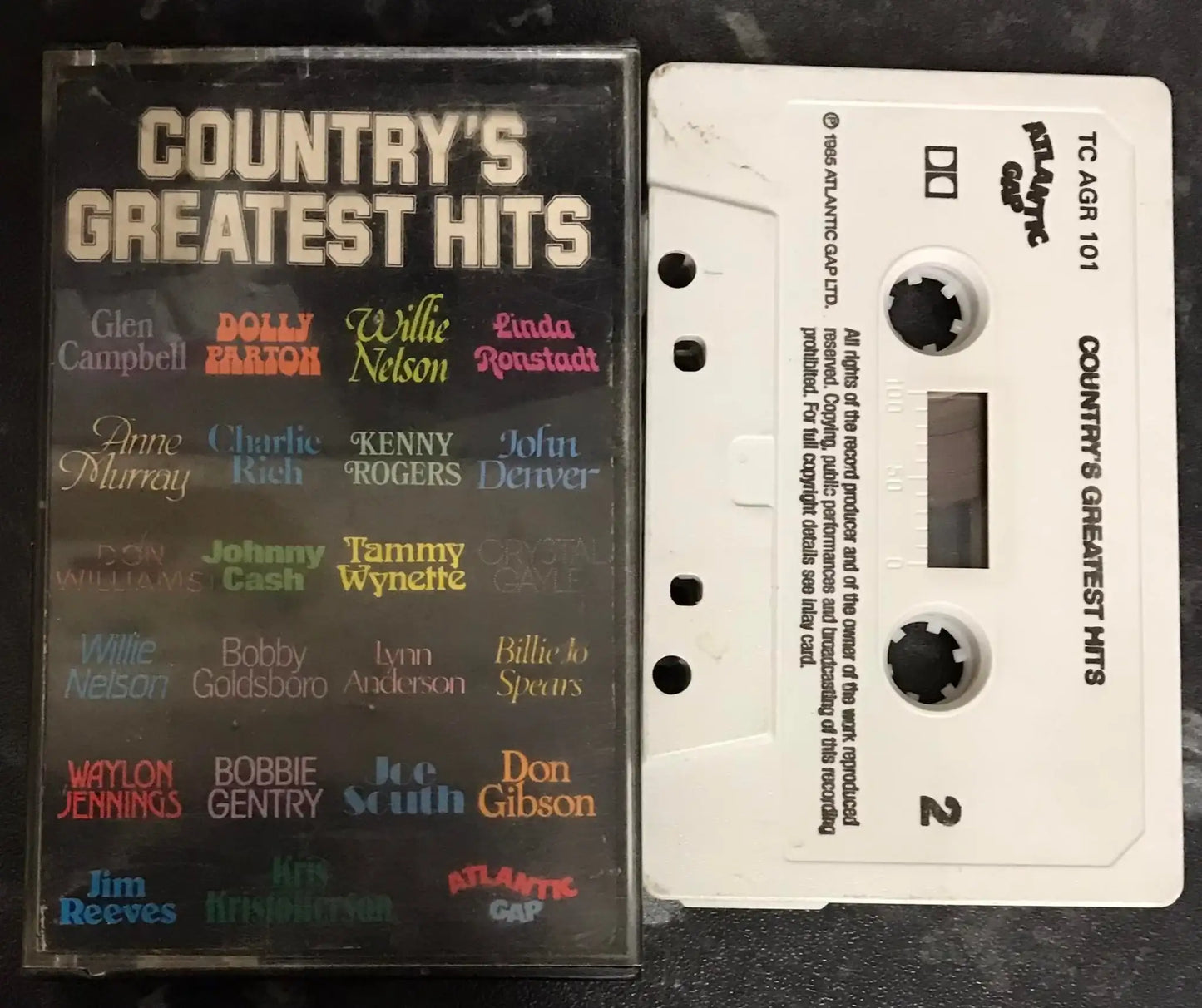 Country's Greatest Hits Album, Atlantic GAP, 1985, TC AGR 101 Magretro
