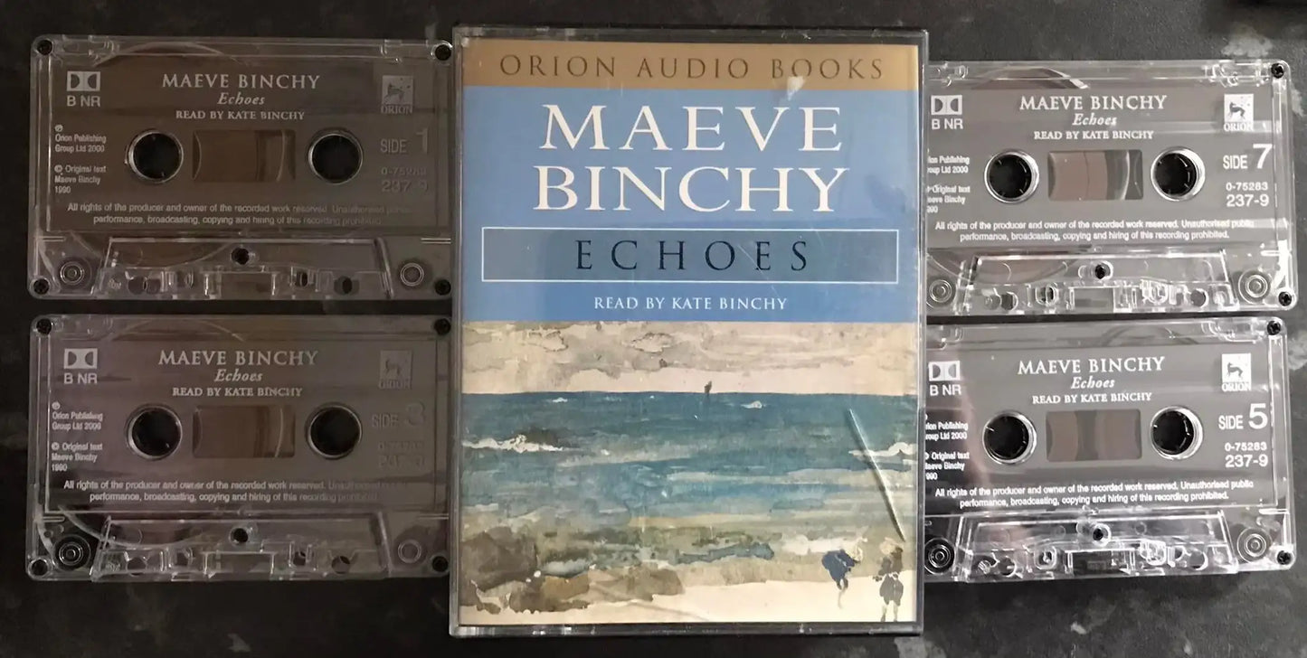 Maeve Binchy Audiobook, Echoes , Vintage Cassette Magretro