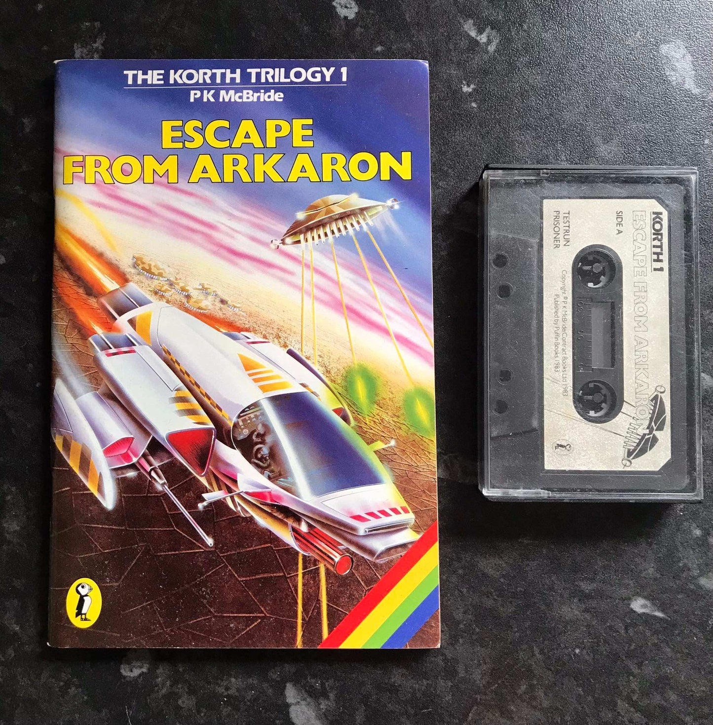 Escape from Arkaron (Working), ZX Spectrum, by PK McBride / Puffin Magretro