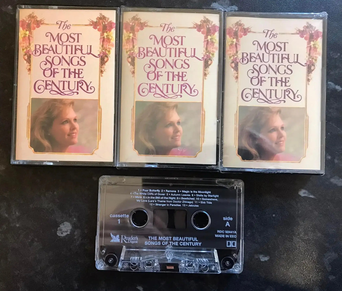 The Most Beautiful Songs of the Century, 3 Tape Set, rdc 92441, Vintage Cassette Magretro