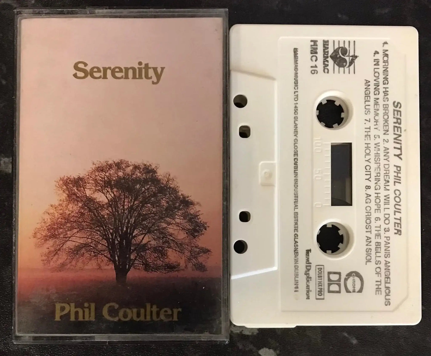 Phil Coulter, Serenity Album, Harmac Label, HMC 16, Vintage Cassette Magretro