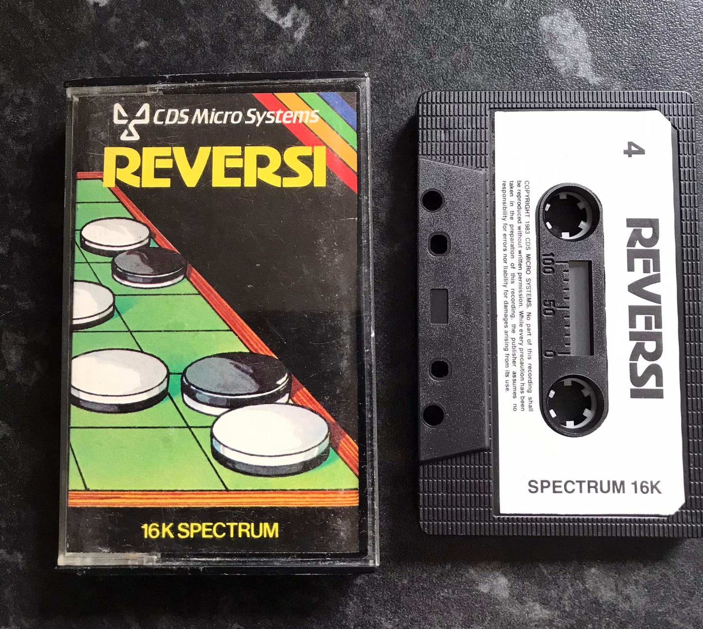 Reversi (Working), ZX Spectrum, by CDS Magretro