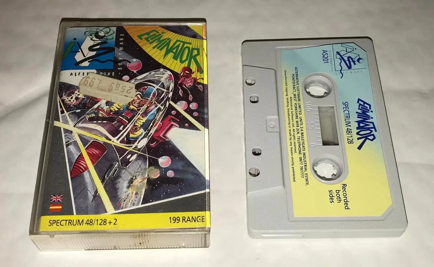 Eliminator, ZX Spectrum, by Alternative Games, Working Magretro