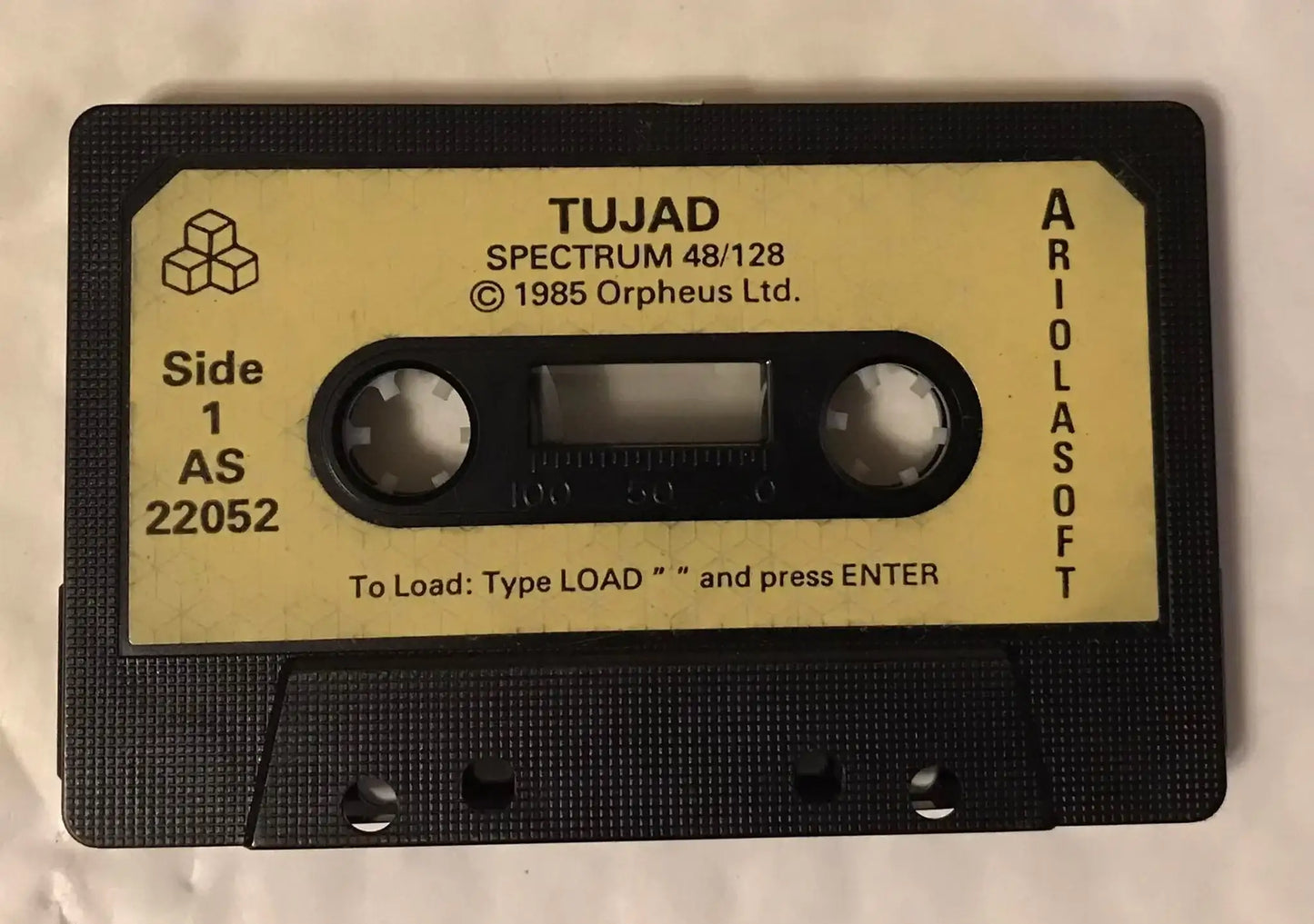 Tujad, ZX Spectrum game by Ariolasoft, No Box, Working Magretro