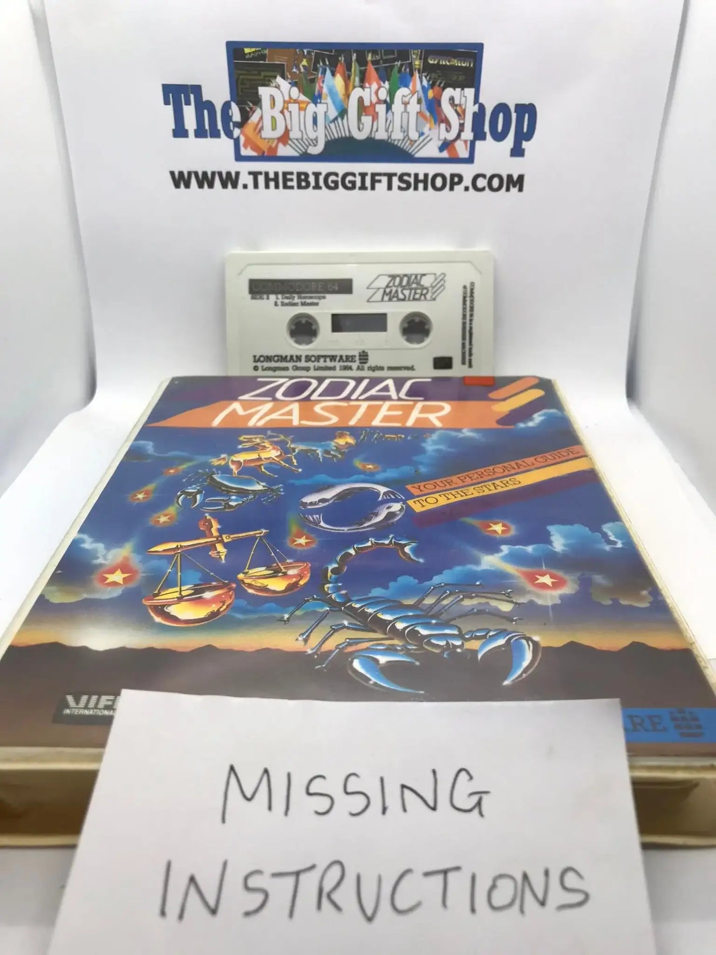 Zodiac Master, C64, Released by Longman Magretro