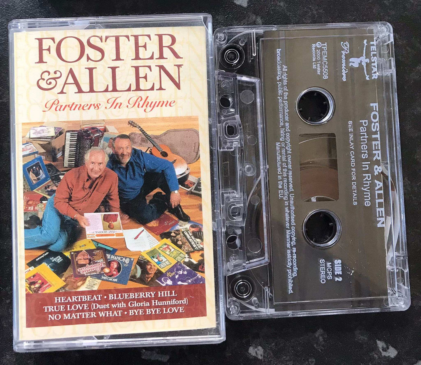 Foster & Allen, Partners in Rhyme Album, Telstar Premire, TPEMC5508 Magretro