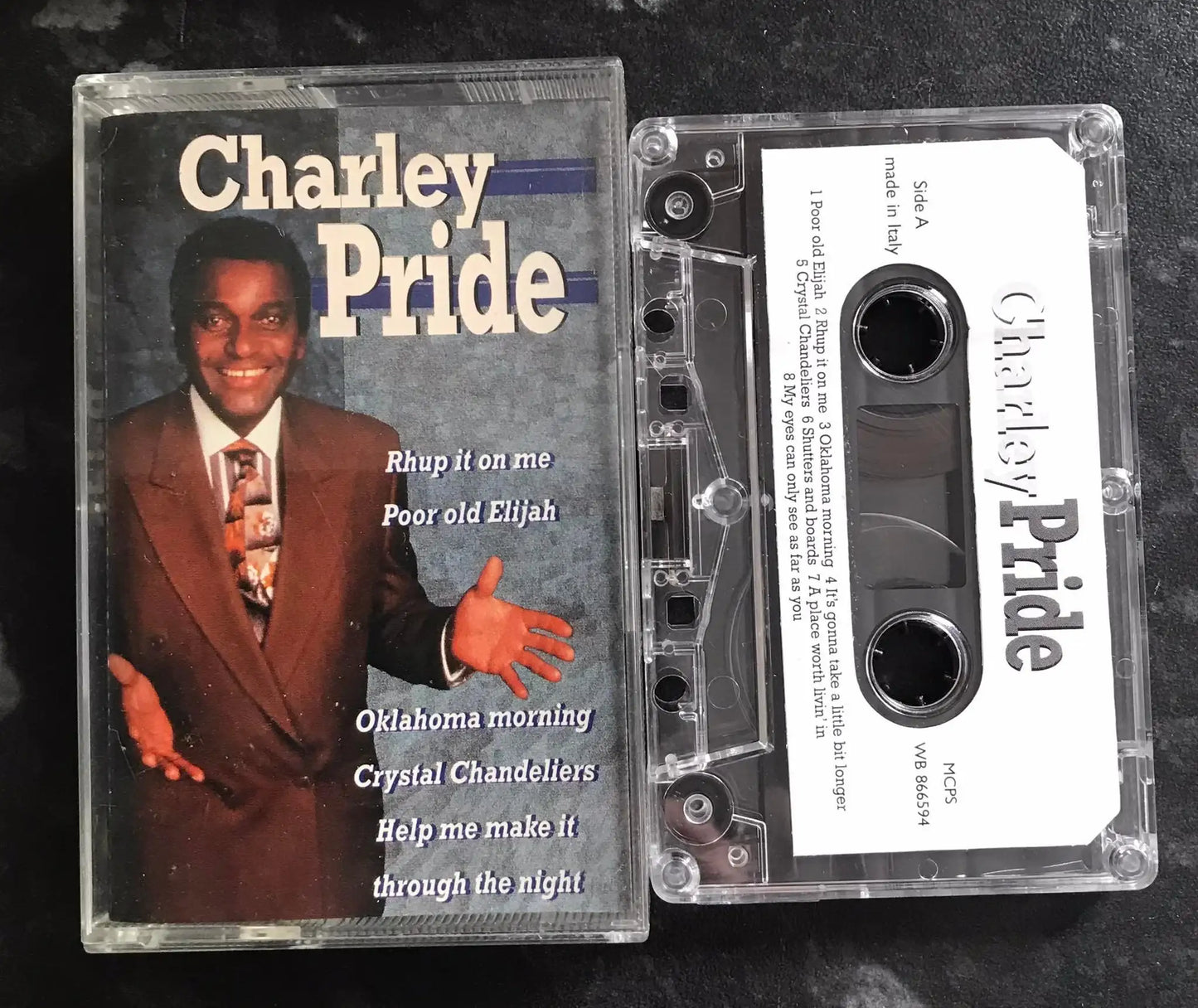 Charley Pride Album, wb 866594, Italy Release, Vintage Cassette Magretro