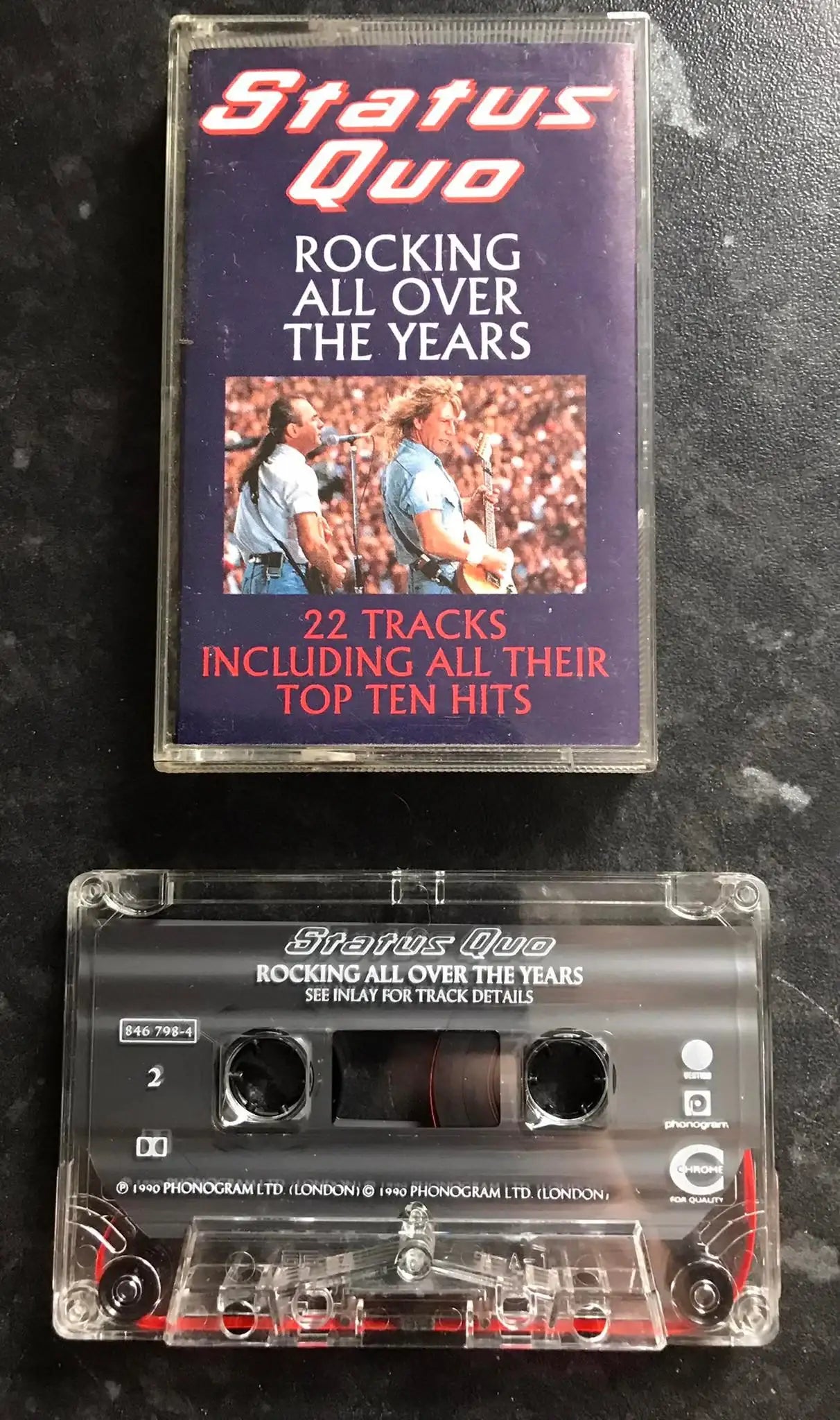 Status Quo, Rocking All Over The Years, Cassette ONE, Vertigo, 846 797-4 Magretro