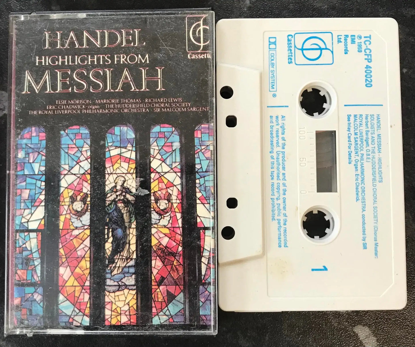 Handel, Highlights from Messiah, Malcolm Sargent,Music For Pleasure,TC-CFP 40020 Magretro