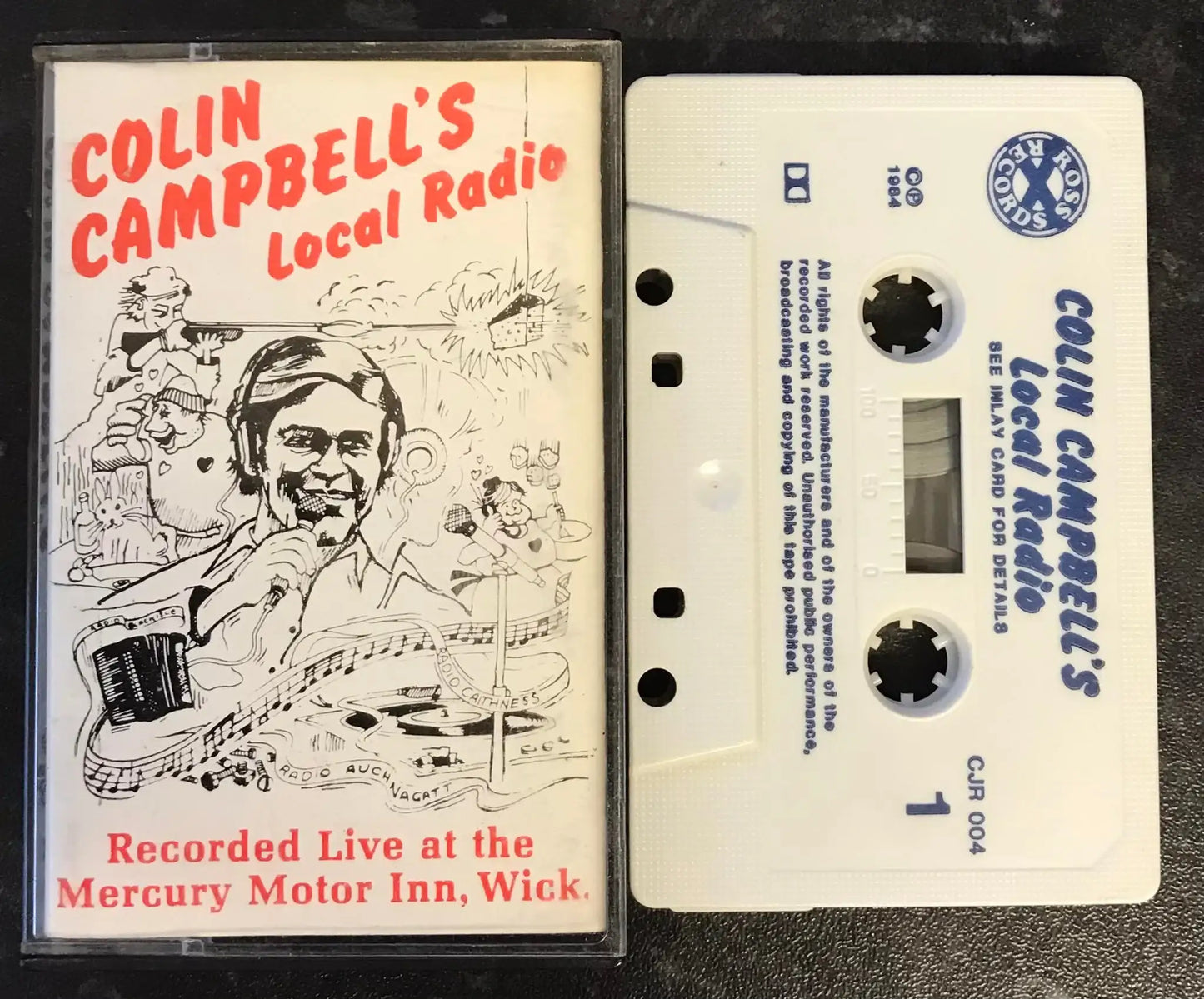 Colin Campbell's Local Radio, CJR 004, Vintage Cassette Magretro