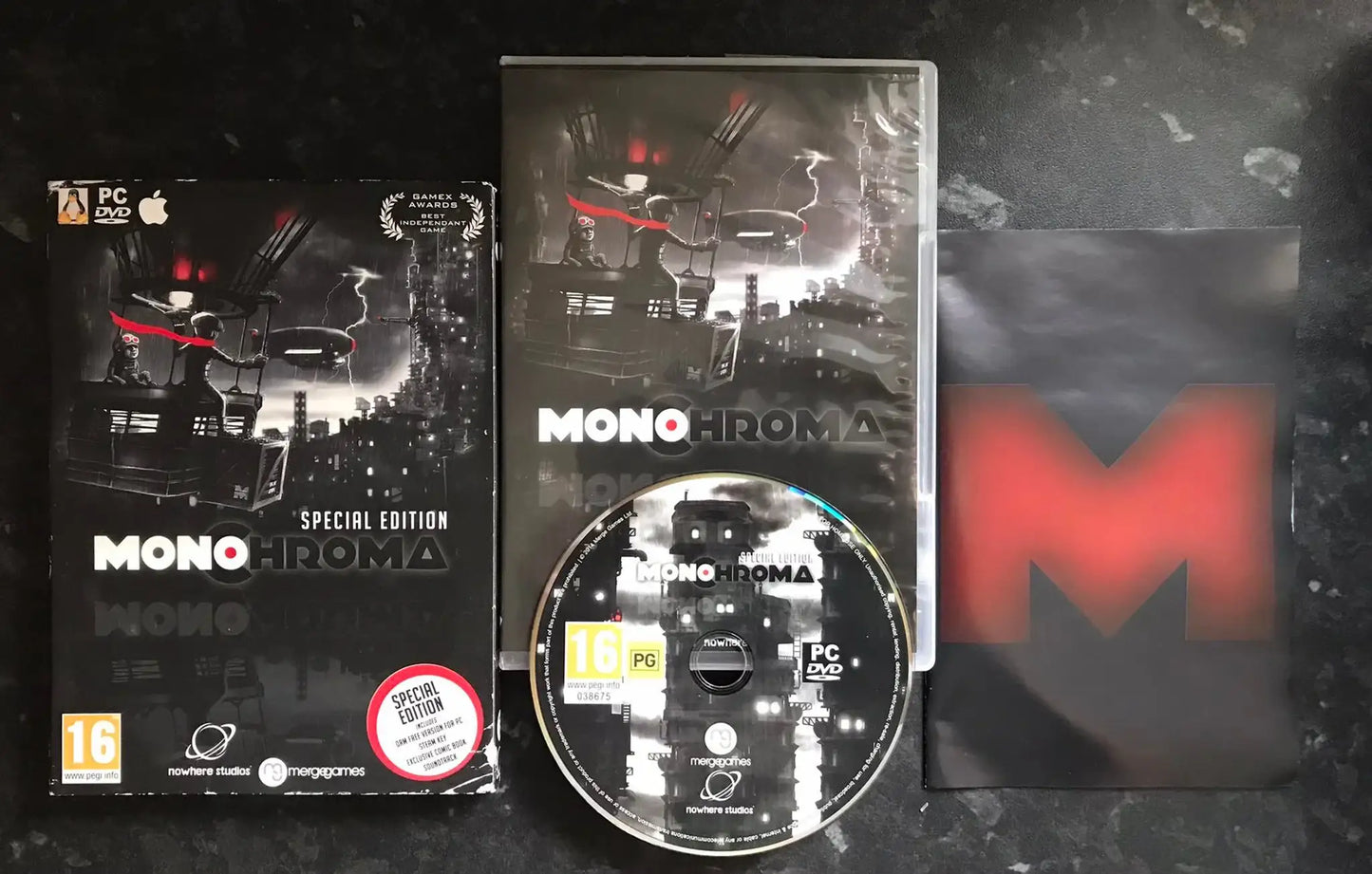 Monochroma Special Edition, DVD, UK, Pal, PC Game, MAC Game Magretro