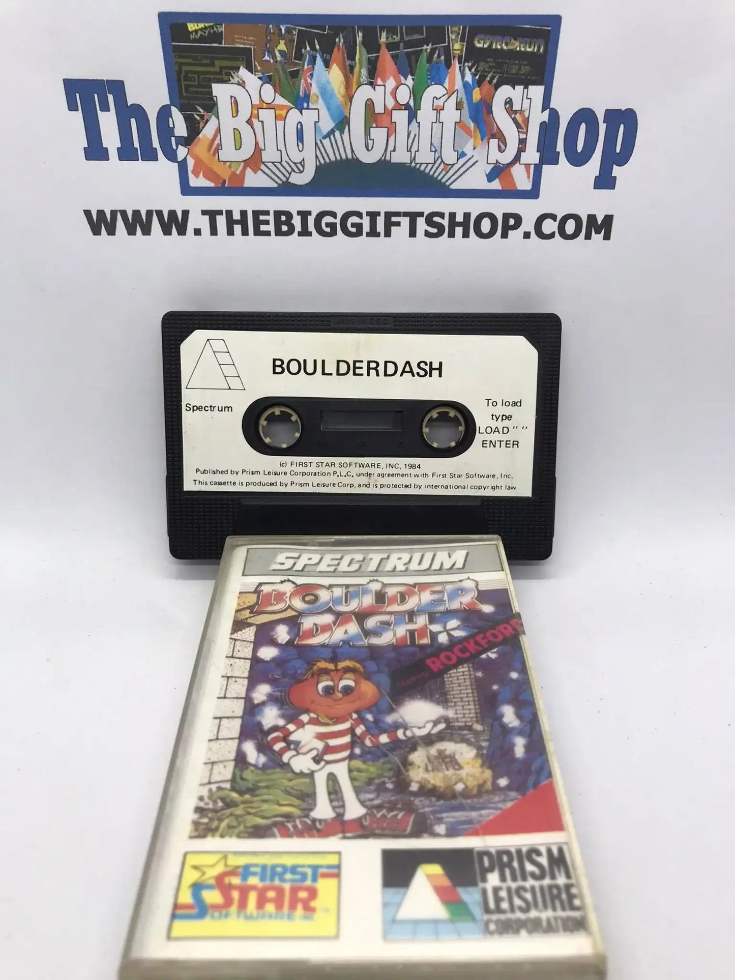 Boulder Dash (Prism Leisure) (Tested Working), ZX Spectrum, RARE Magretro