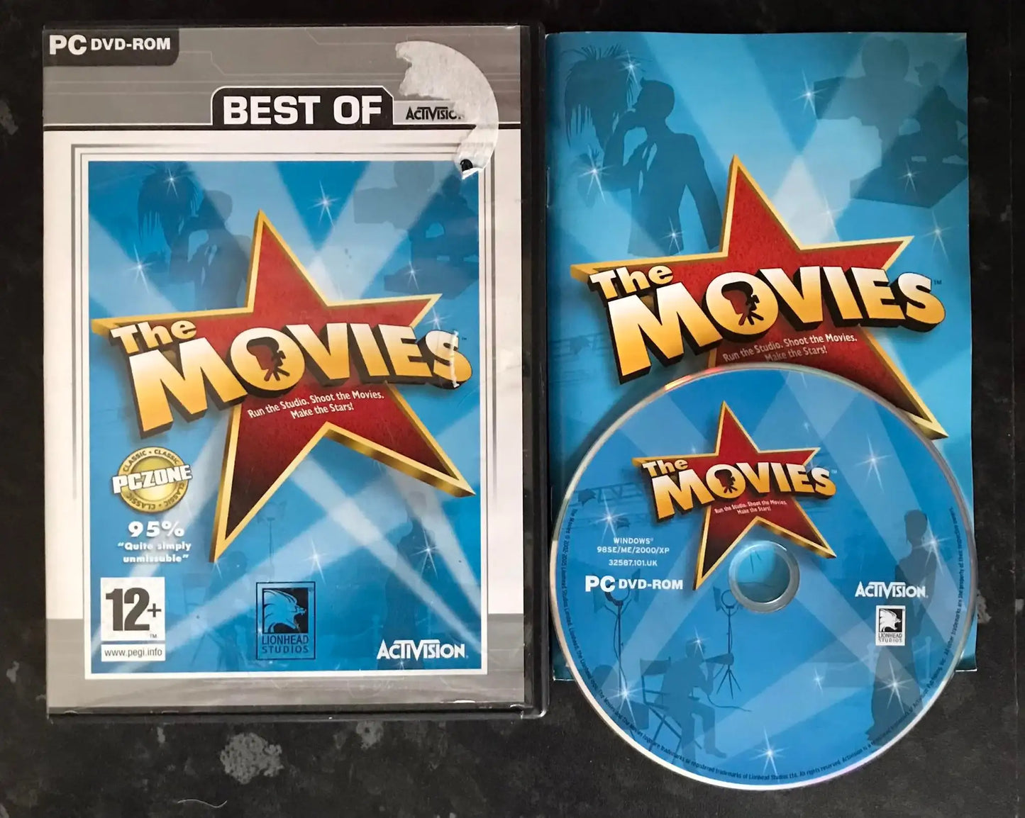 Best Of THE MOVIES, BO Sim game, UK, Pal, PC Game Magretro