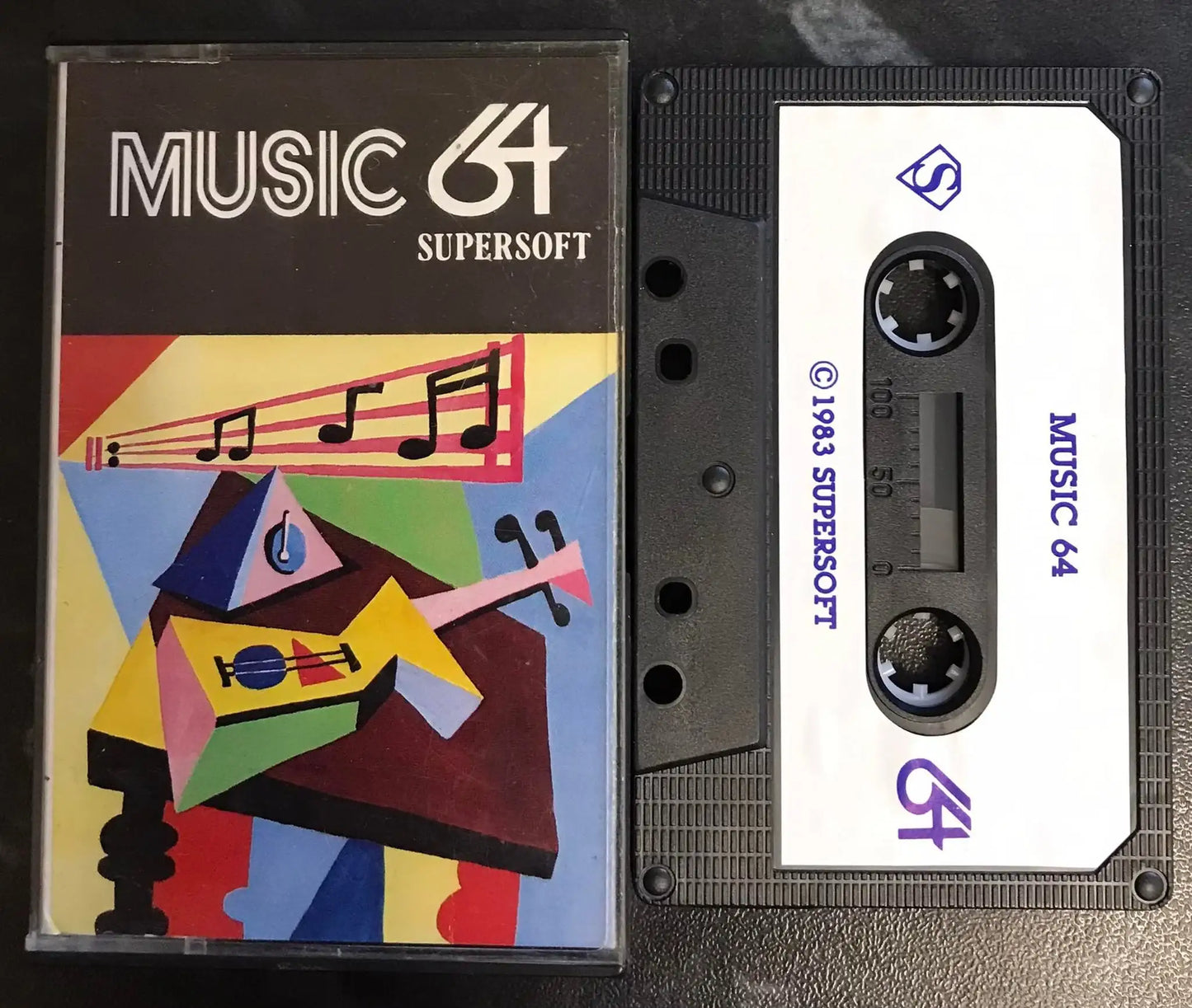 Music 64, C64 Utility by Supersoft, RARE, WORKING Magretro