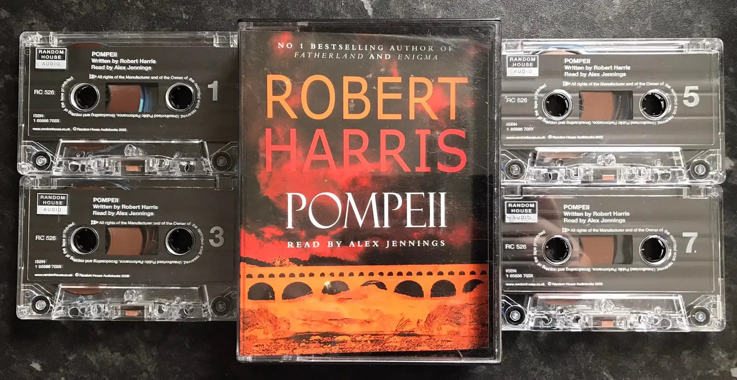 Pompeii, by Robert Harris, Audiobook, Random House Auidio, RC 526 Magretro
