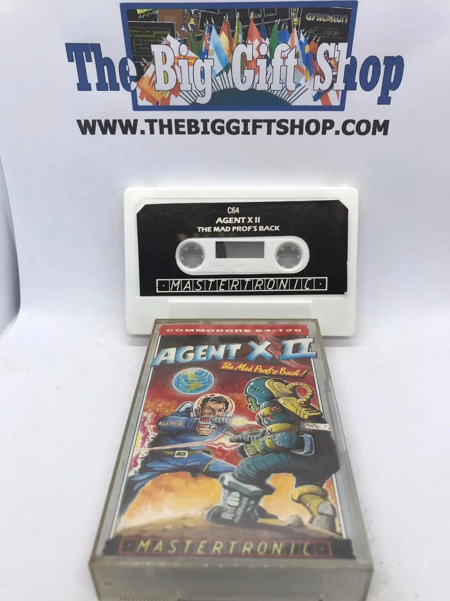 Agent X II, C64 Game, Released by Mastertronic, WORKING Magretro