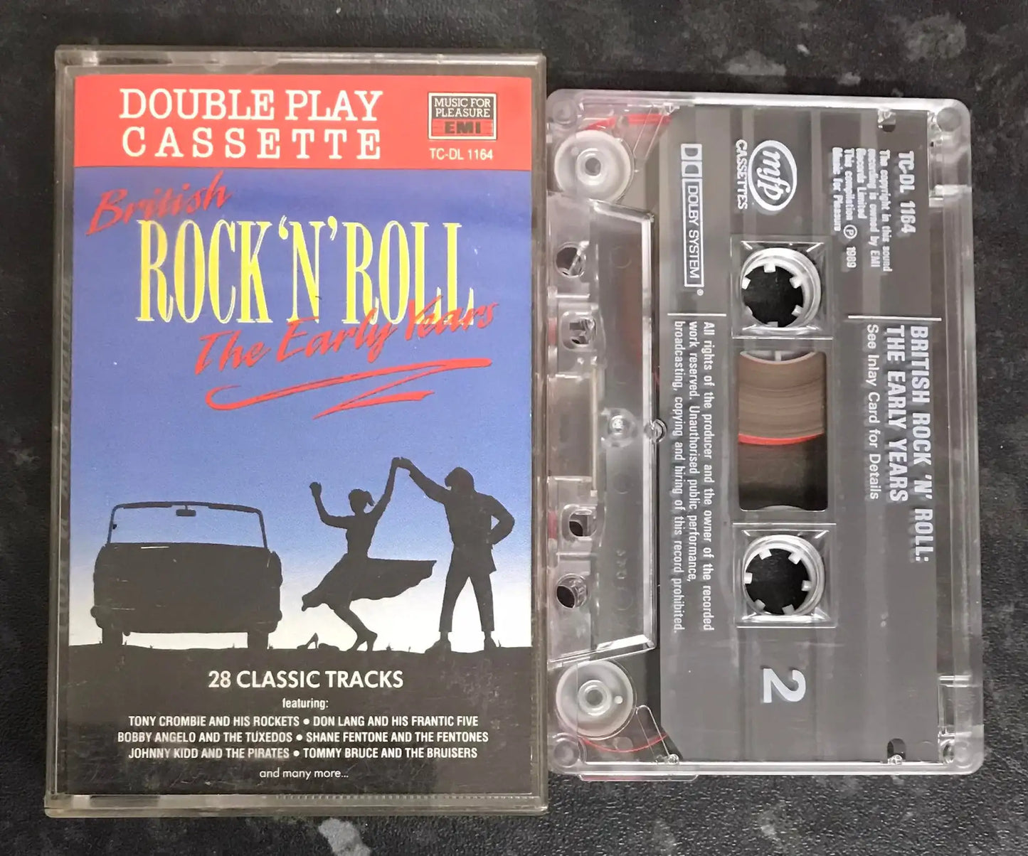 British Rock 'n' Roll, The Early Years Album, TC-DL 1164, Vintage Cassette Magretro
