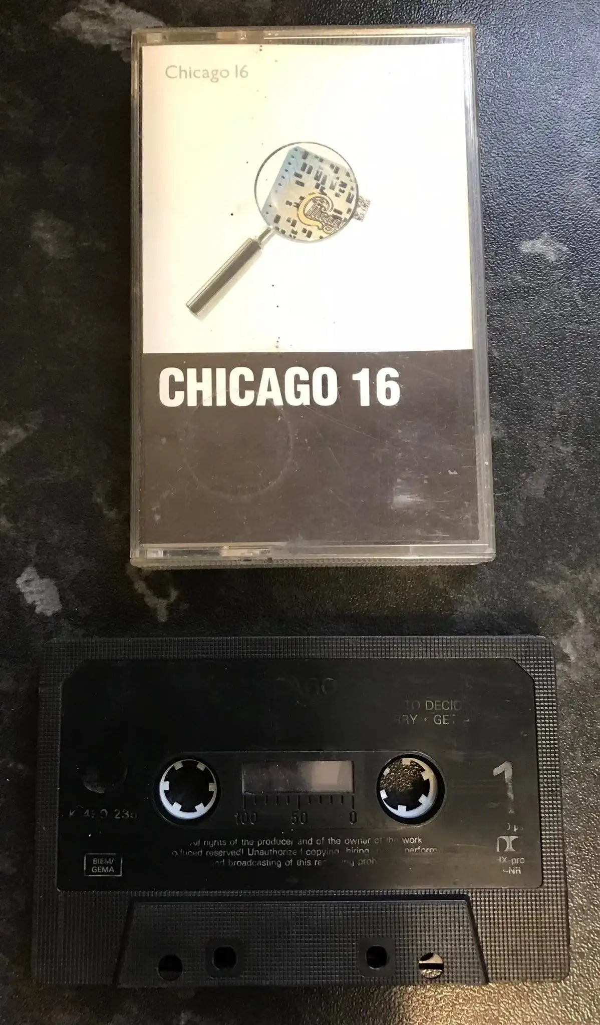 Chicago, 16 Album, Full Moon, K 499 235, Vintage Cassette Magretro