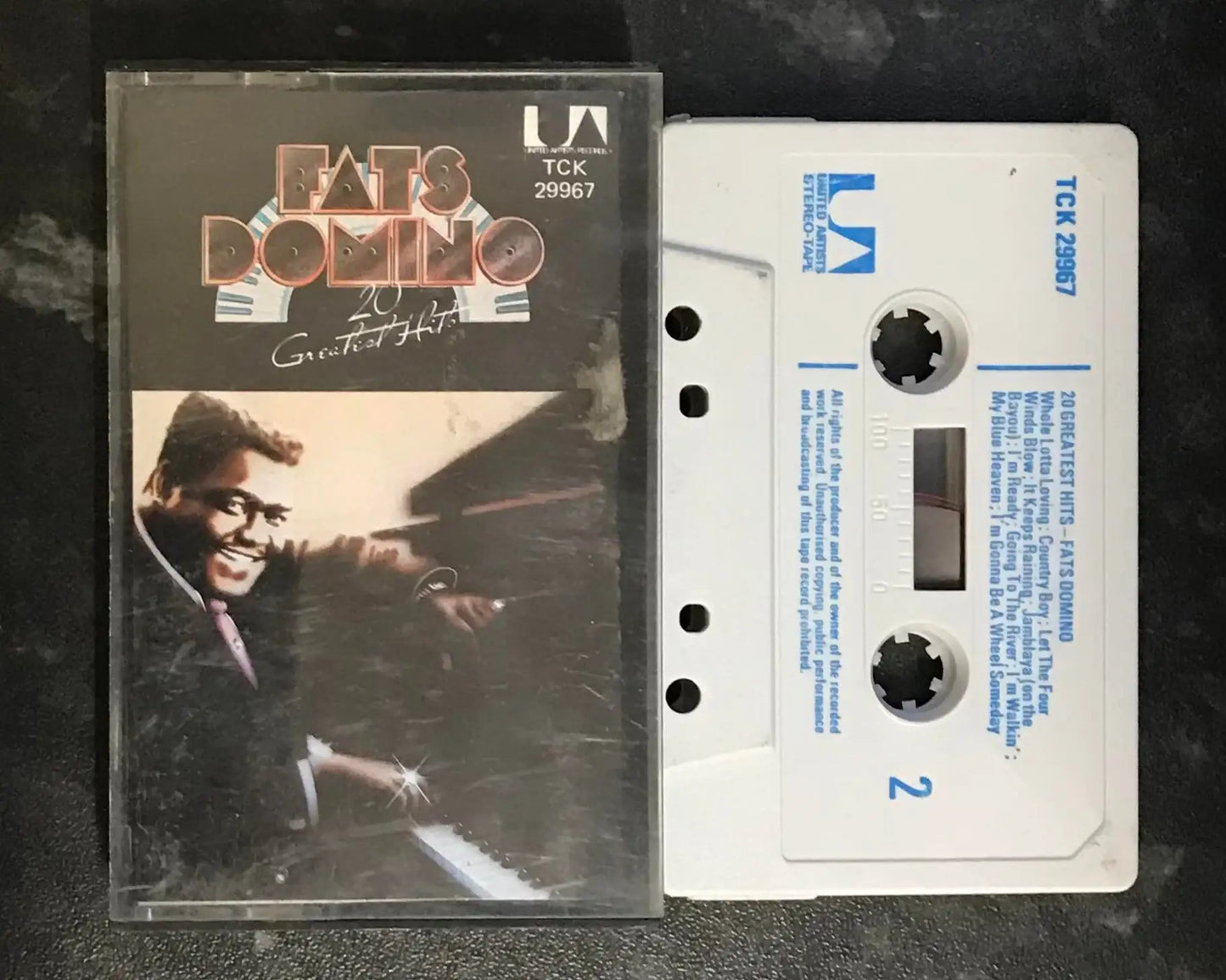 Fats Domino, 20 Greatest Hits Album, United Artists Record, TCK 29967 Magretro