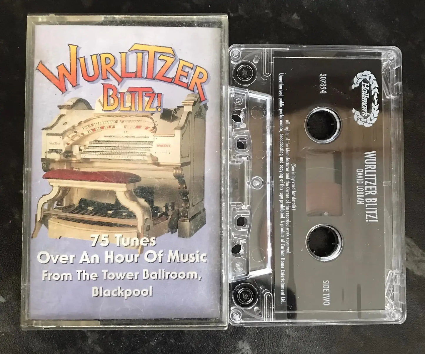 Wurlitzer Blitz! Album, Hallmark, 307894, David Lobban, Vintage Cassette Magretro