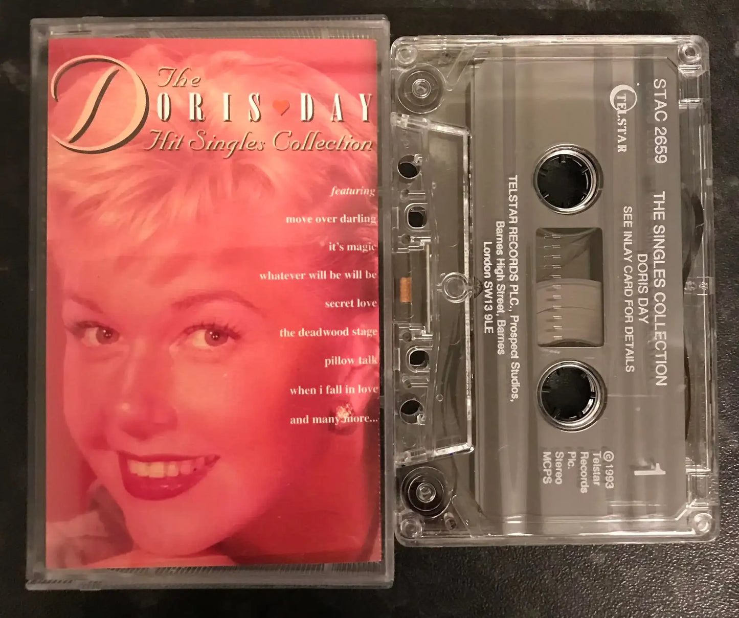 Doris Day, The Hit Singles Collection, Telstar, STAC 2659, Vintage Cassette Magretro