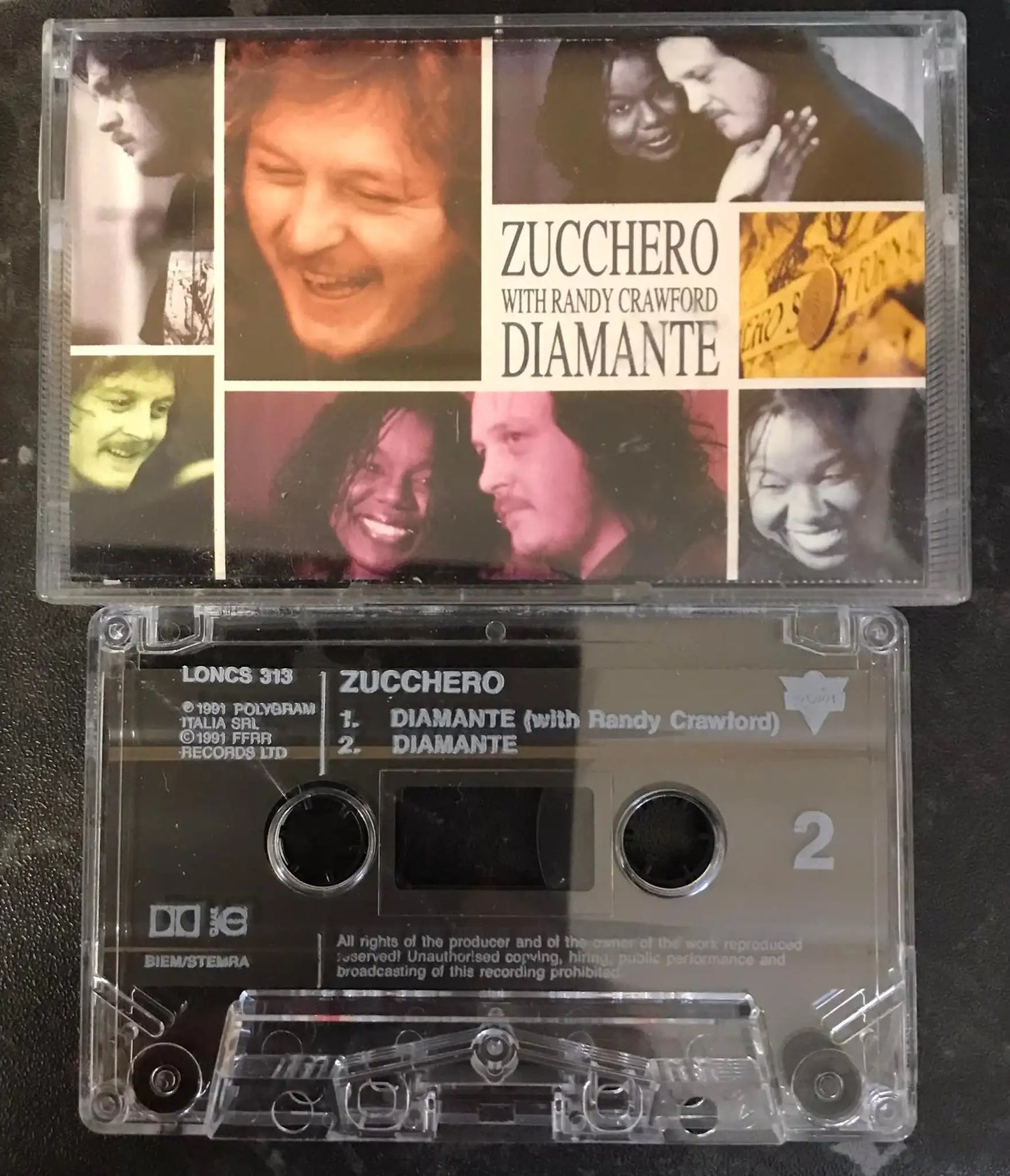 Zucchero with Randy Crawford, Diamante Single, LONCS 313,865 403-4 Magretro