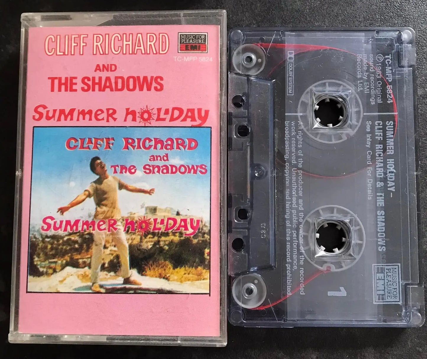 Summer Holiday, Cliff Richard and the Shadows, TC-MFP 5824, Vintage Cassette Magretro