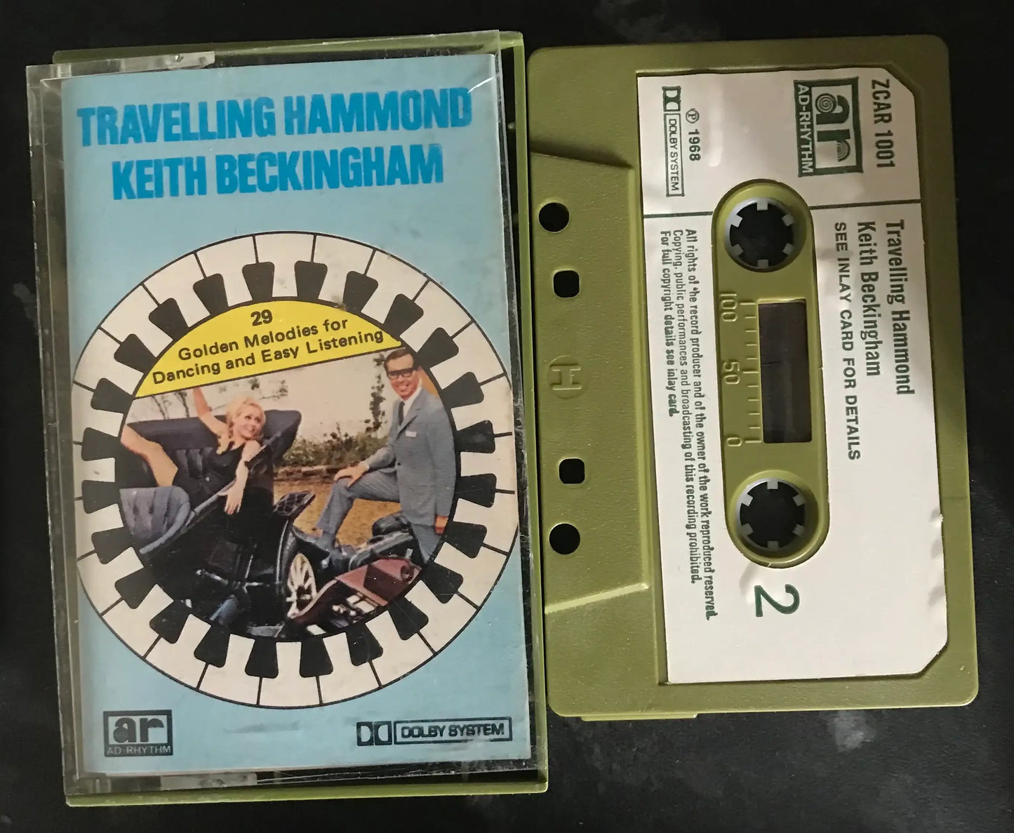 Travelling Hammond Keith Beckingham, ZCAR 101, Vintage Cassette Magretro