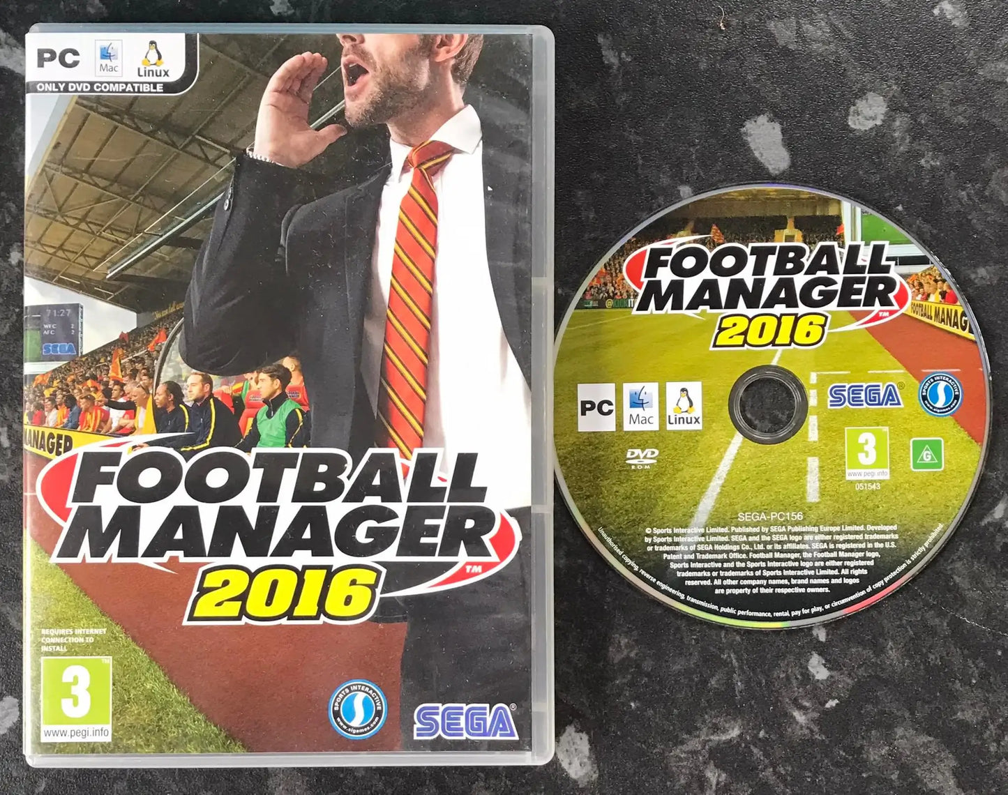 FOOTBALL MANAGER 2016, UK, Pal, PC Game, Mac Game Magretro