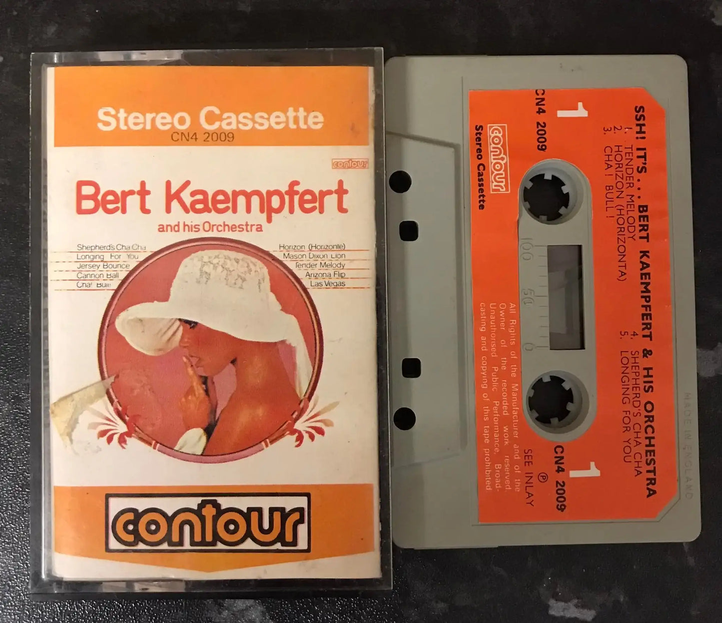 Ssh! It's Bert Kaempfert and his orchestra, Contour, CN4 2009, Vintage Cassette Magretro