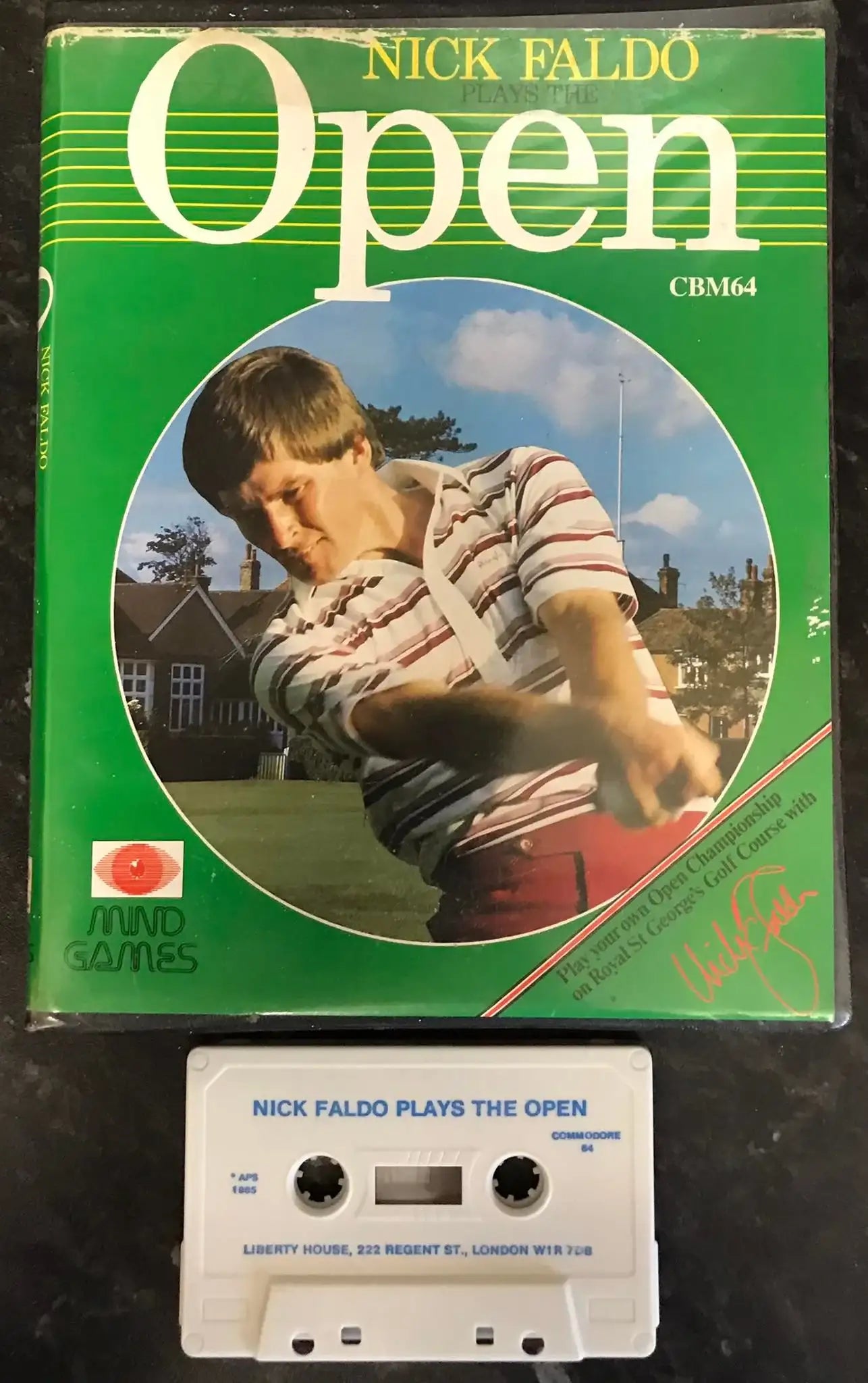 Nick Faldo's Open, C64 Game by Mind Games Magretro