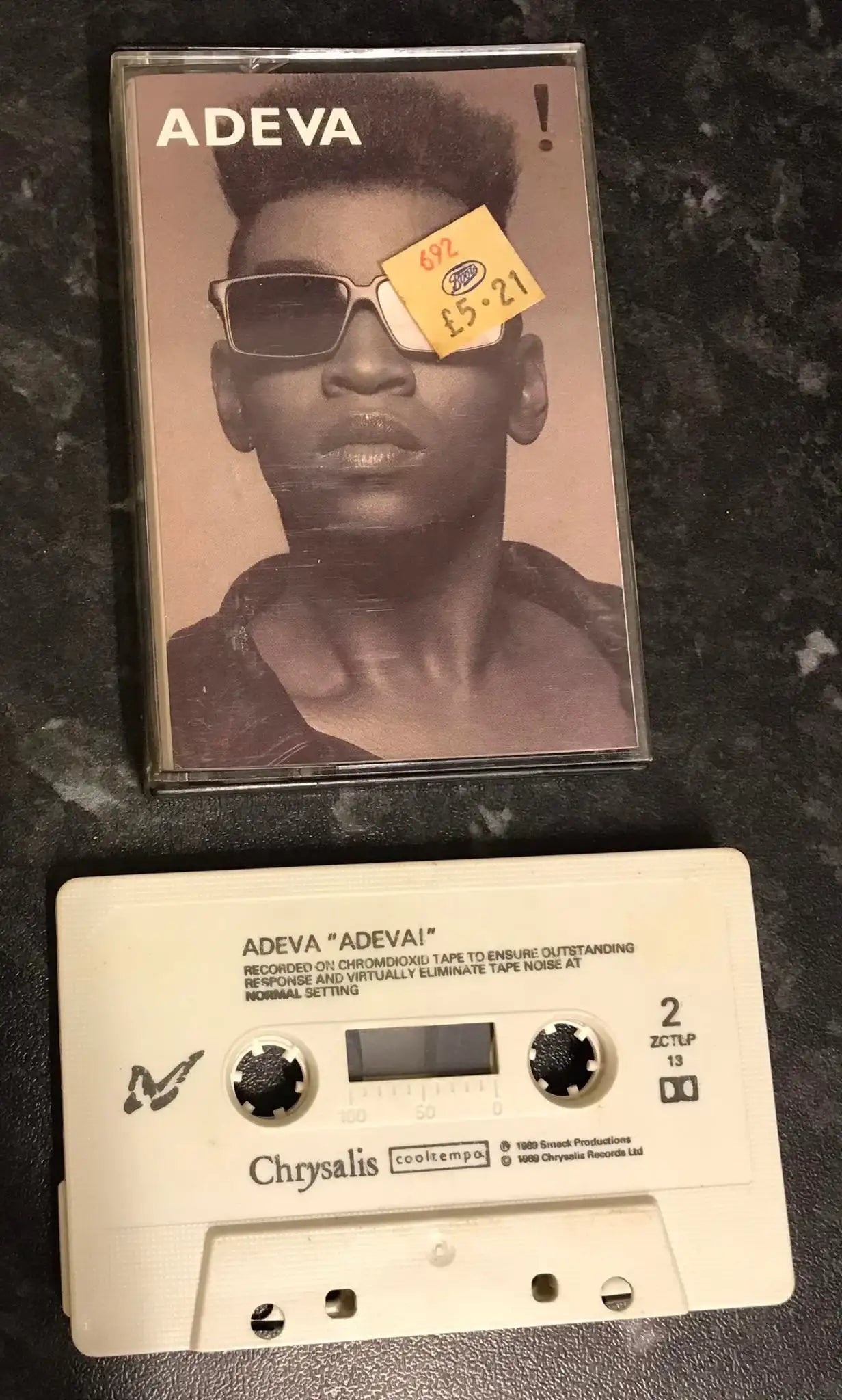 Adeva! Album, Self Titled Adeva!, COOLTEMPO LABEL, ZCTLP 13, Vintage Cassette Magretro