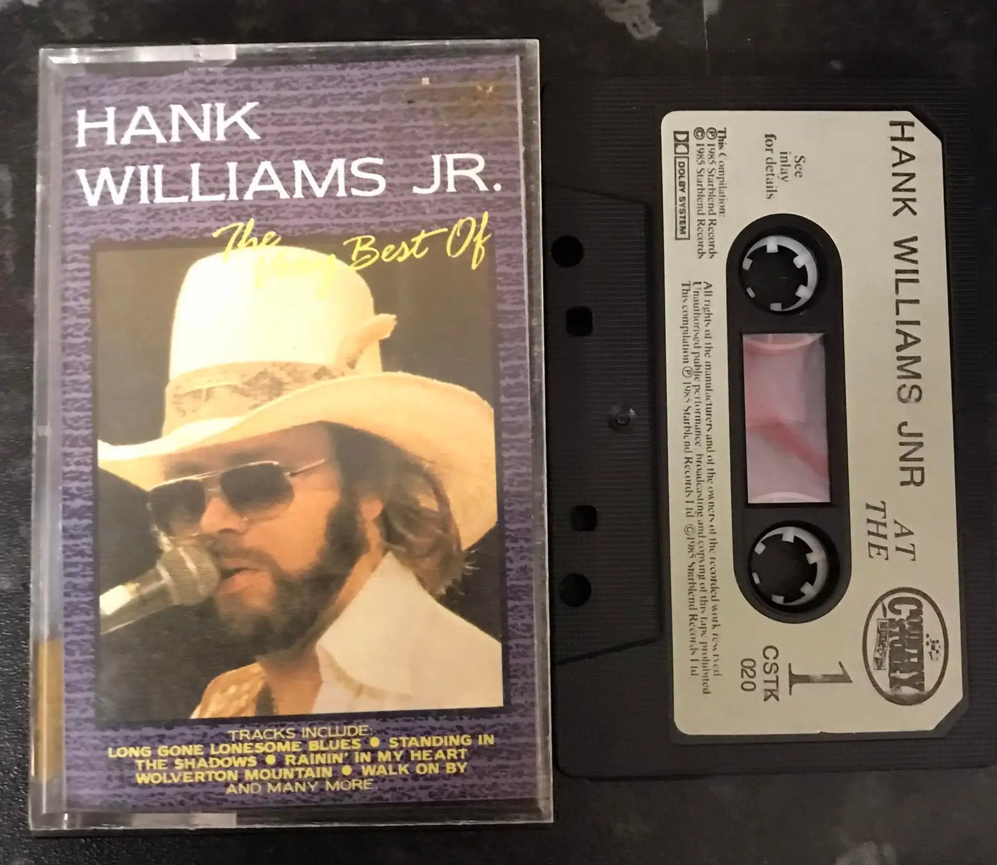 The Very Best Of Hank Williams JR., CSTK 020, Vintage Cassette Magretro