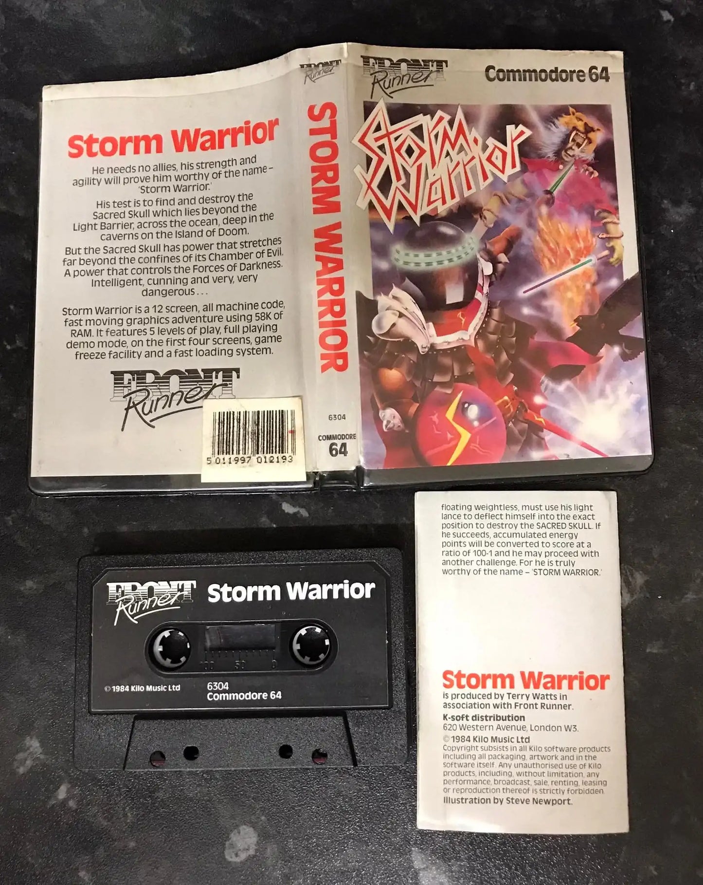 Storm Warrior, C64, by Front Runner, WORKING Magretro