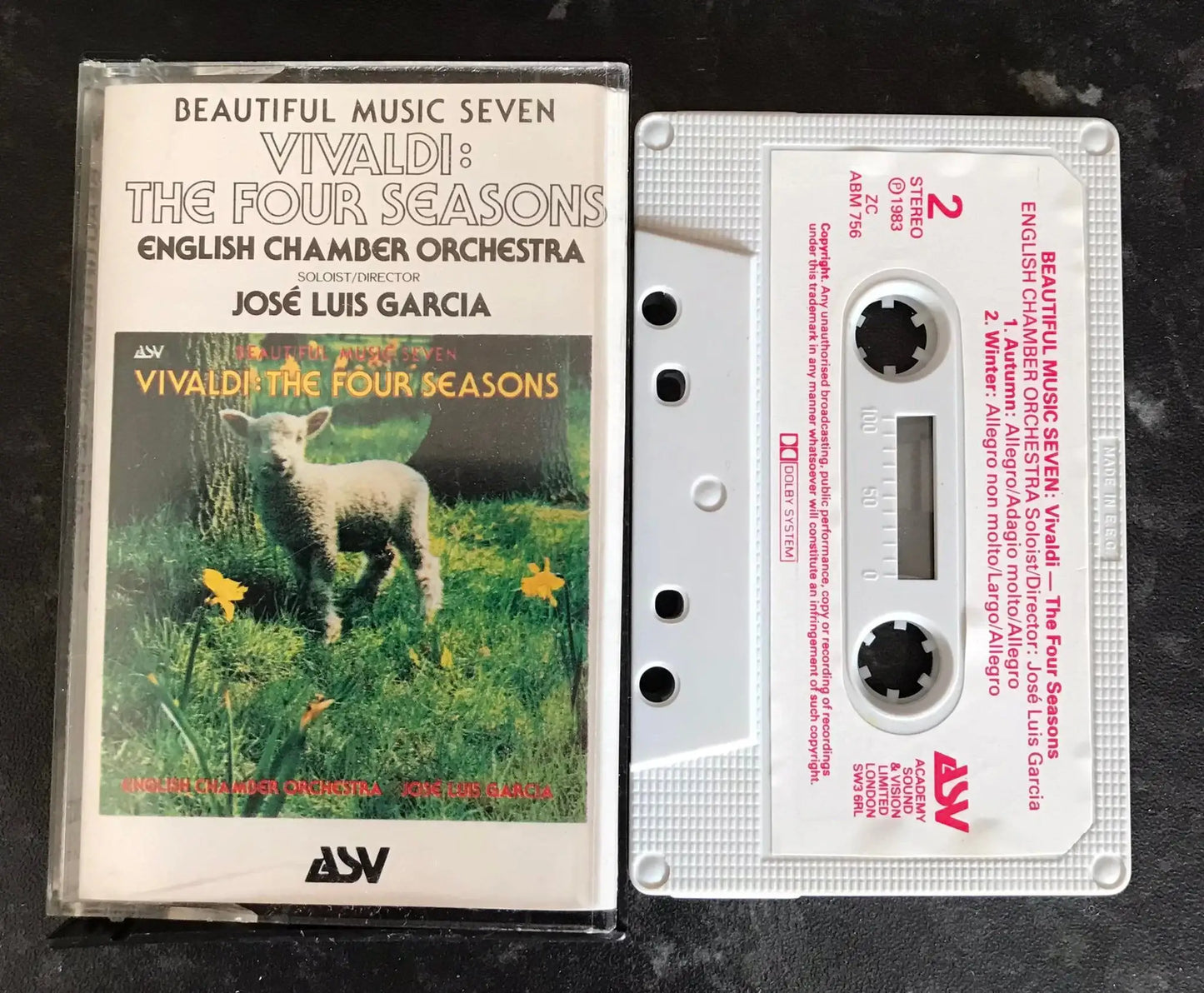 Vivaldi, The Four Seasons, English Chamber Orchestra, ASV, ABM 756 Magretro