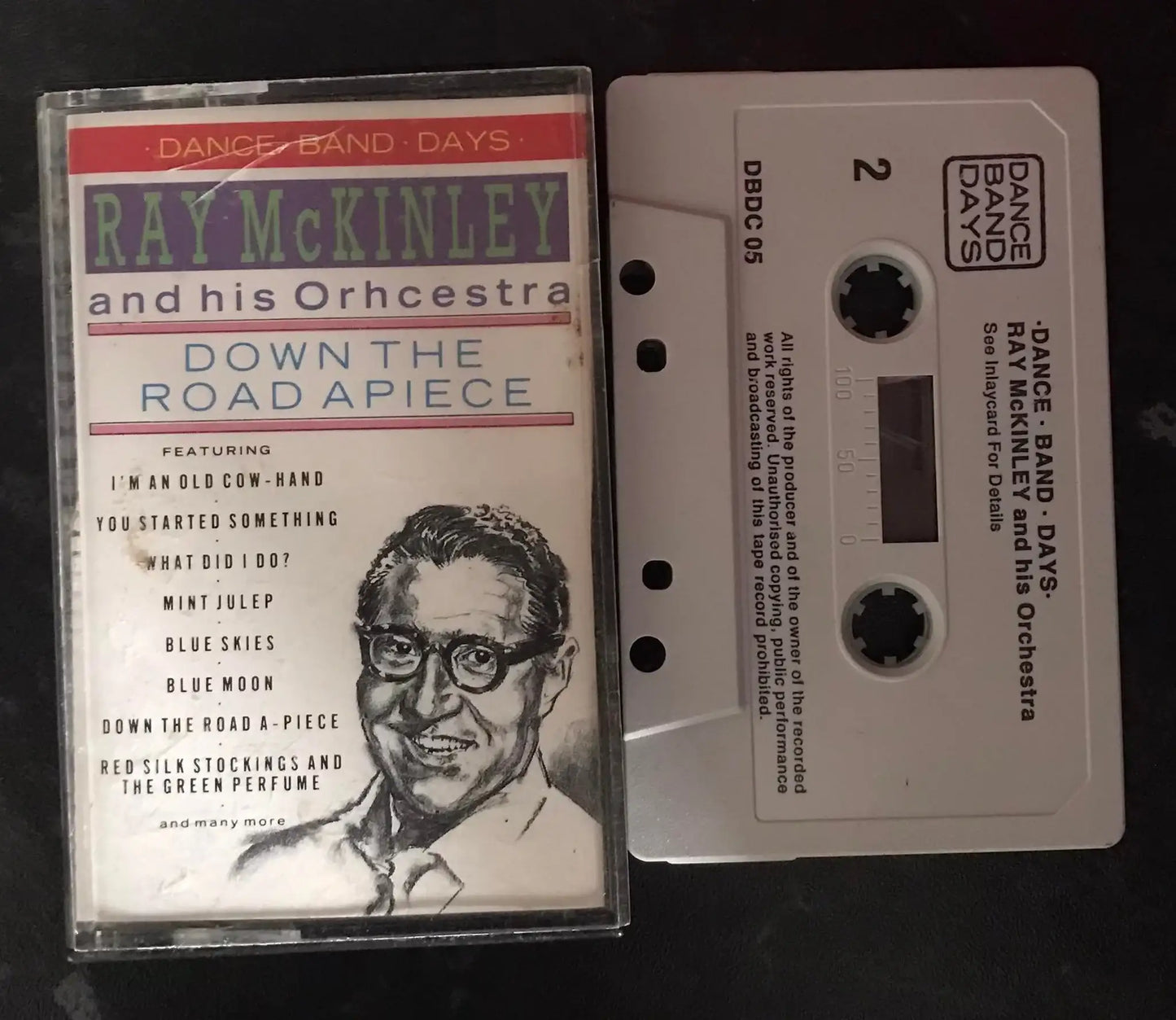 Ray McKinley, Down The Road Apiece Album, dbdc 05, Vintage Cassette Magretro
