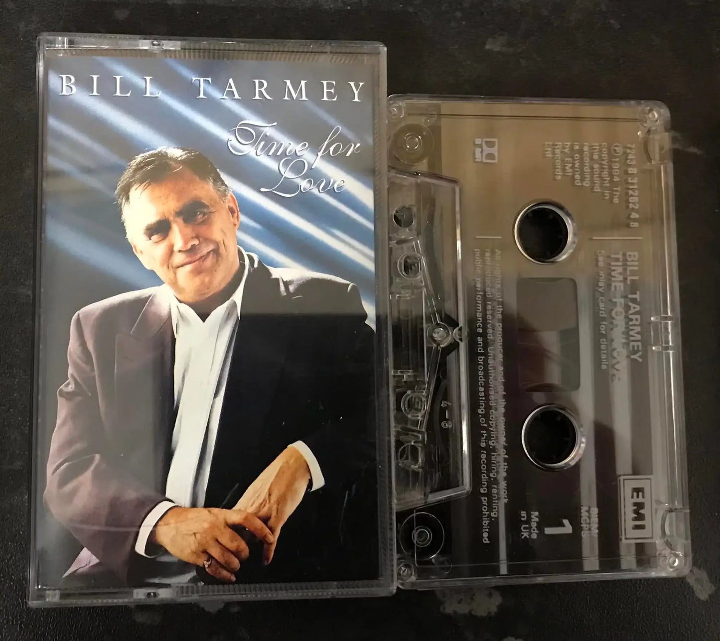 Bill Tarmey, Time for Love Album, EMI, 7243 8 31262 4 8, Vintage Cassette Magretro