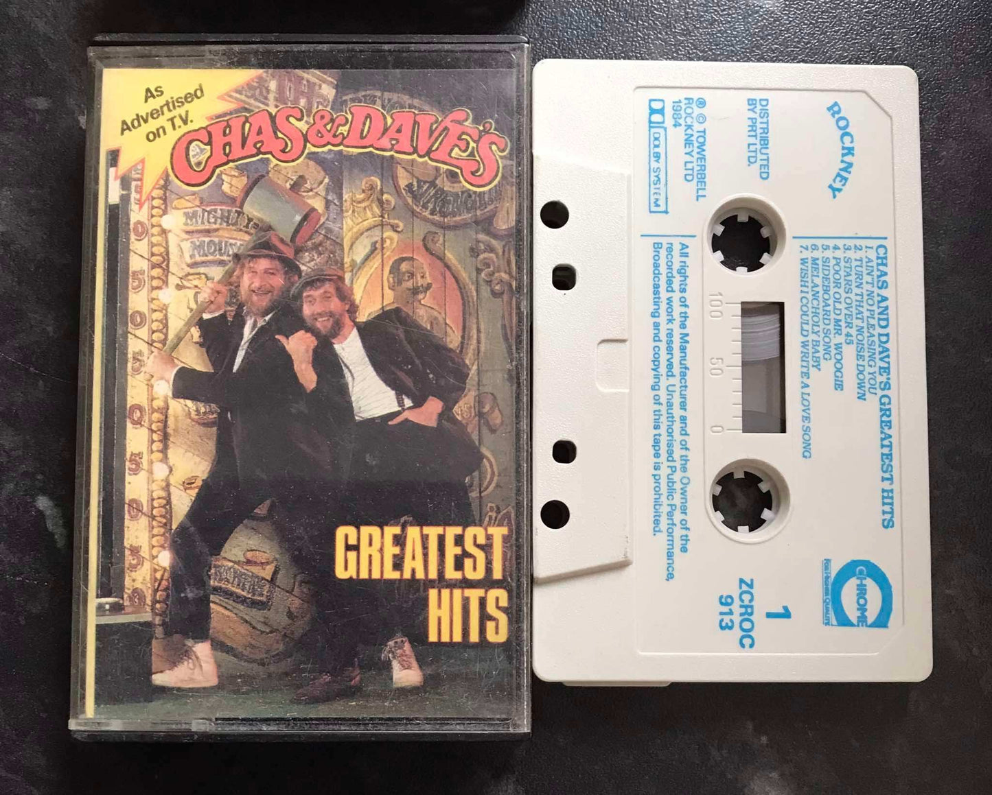 Chas & Dave's Greatest Hits, Rockney, ZC ROC 913, Vintage Cassette Magretro