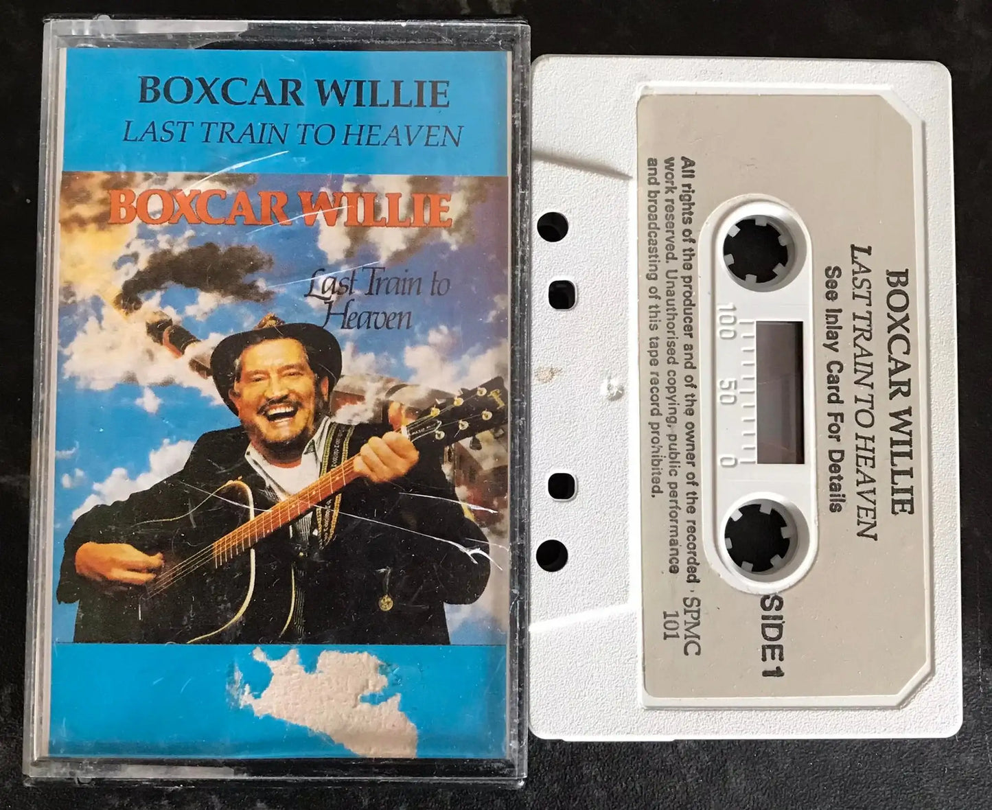 Boxcar Willie, Last Train To Heaven Album, Spartan, SPMC 101, Vintage Cassette Magretro