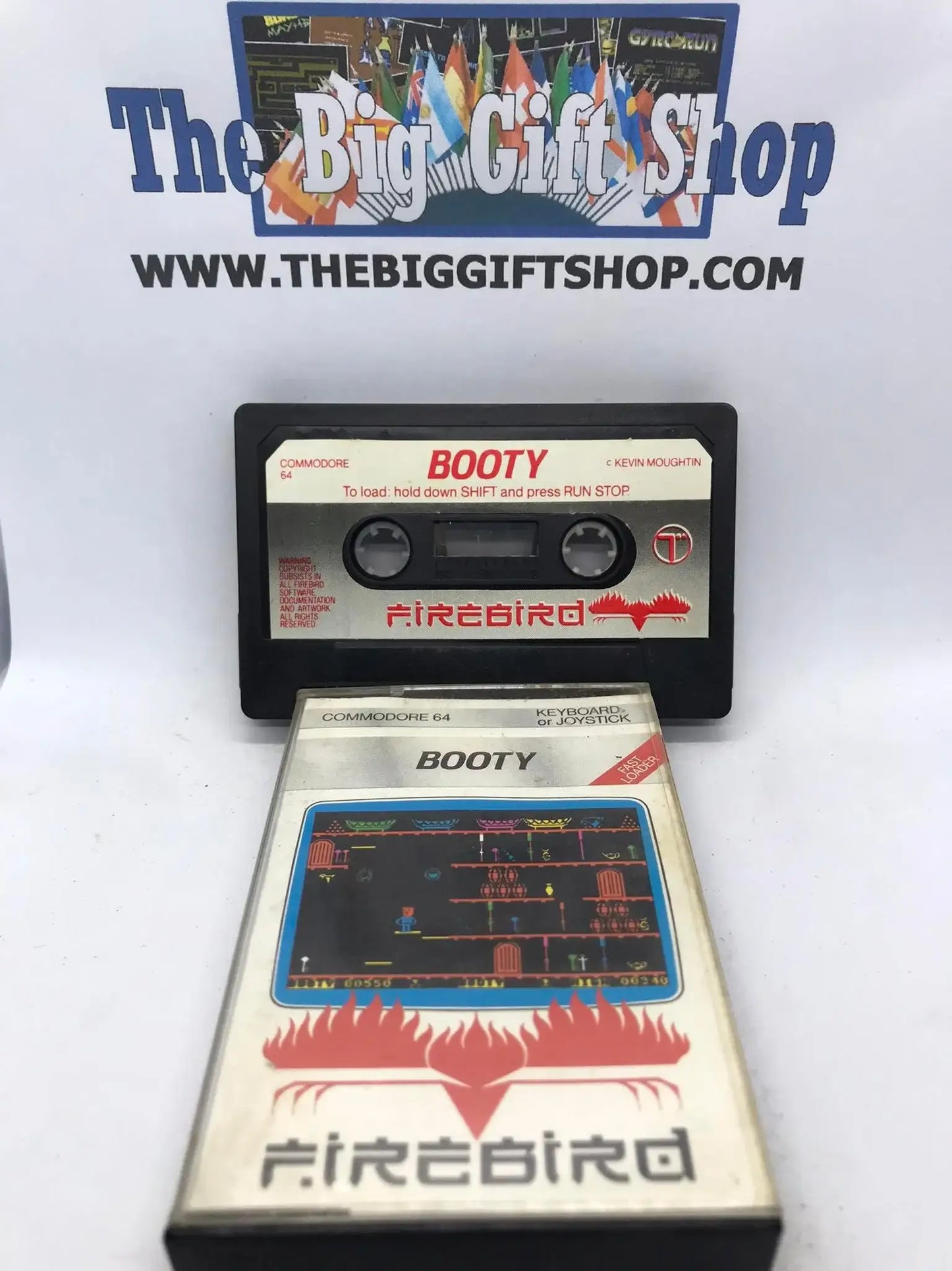 Booty, C64, Released by Firebird Software Ltd, WORKING Magretro