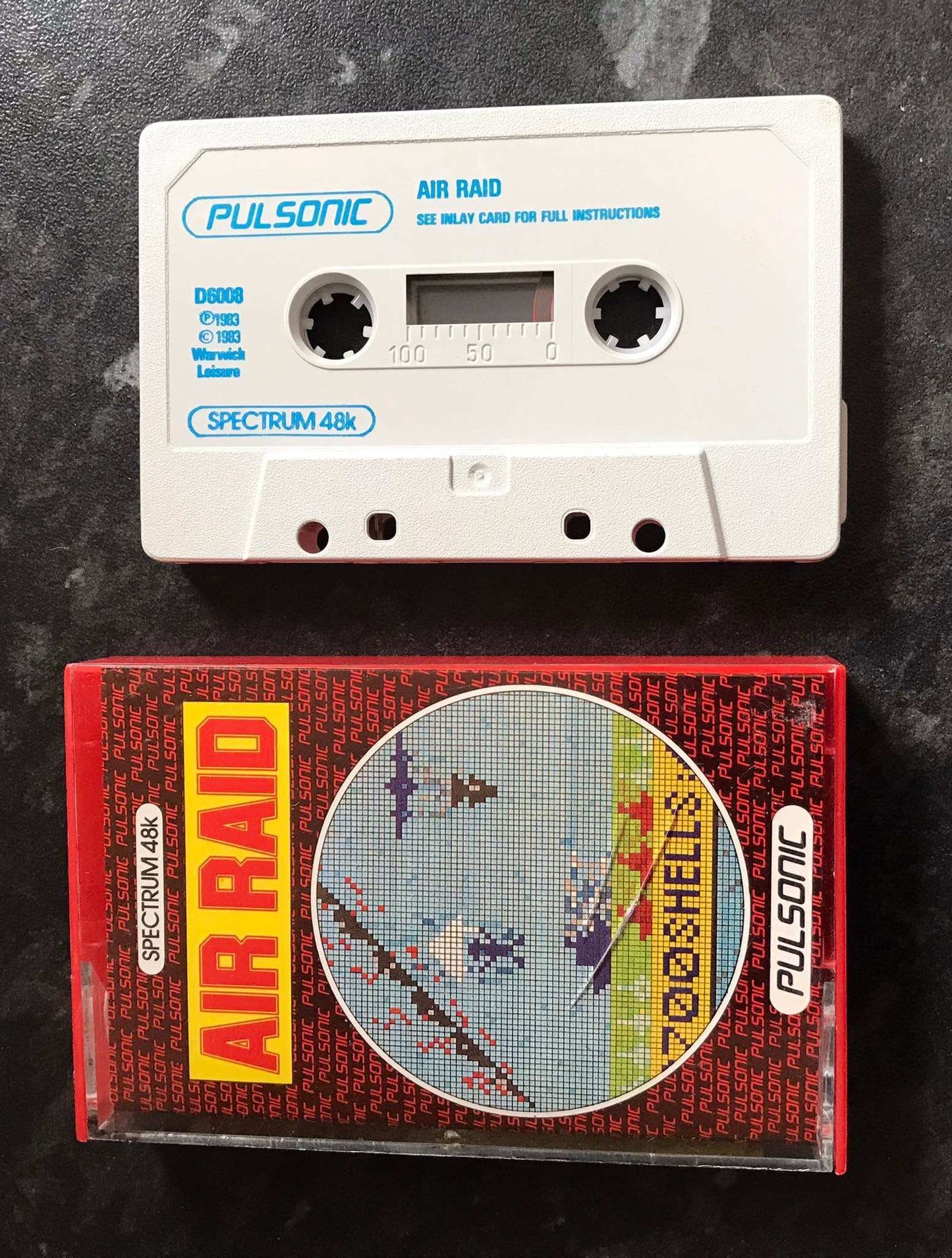 Air Raid, ZX Spectrum, by Pulsonic (RARE), Working Magretro