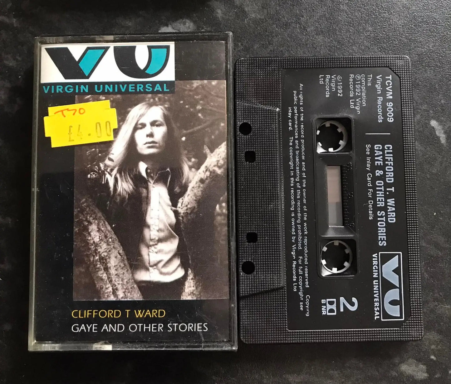 Clifford T Ward, Gaye and Other Stories Album, tcvm 9009, Vintage Cassette Magretro